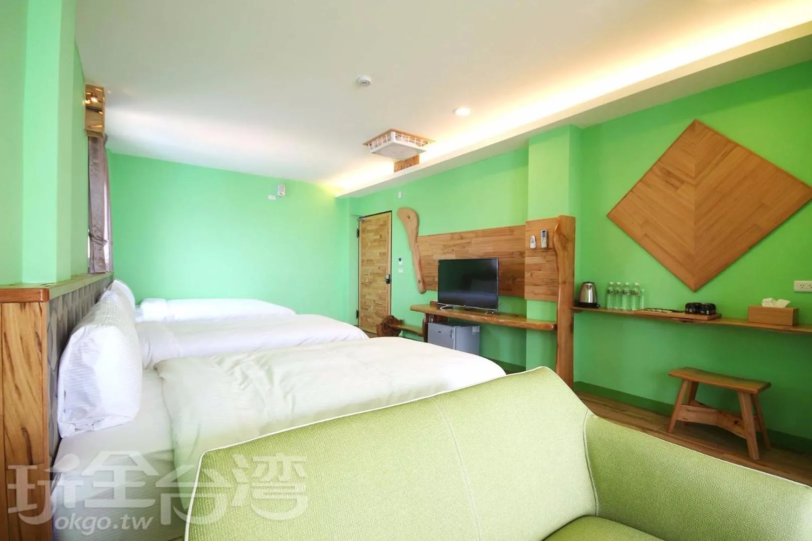 Bed in Taitung Sea Wall Homestay