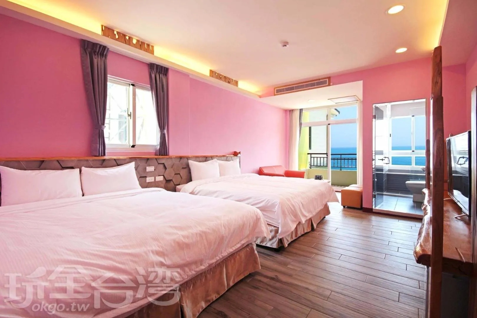 Bed in Taitung Sea Wall Homestay