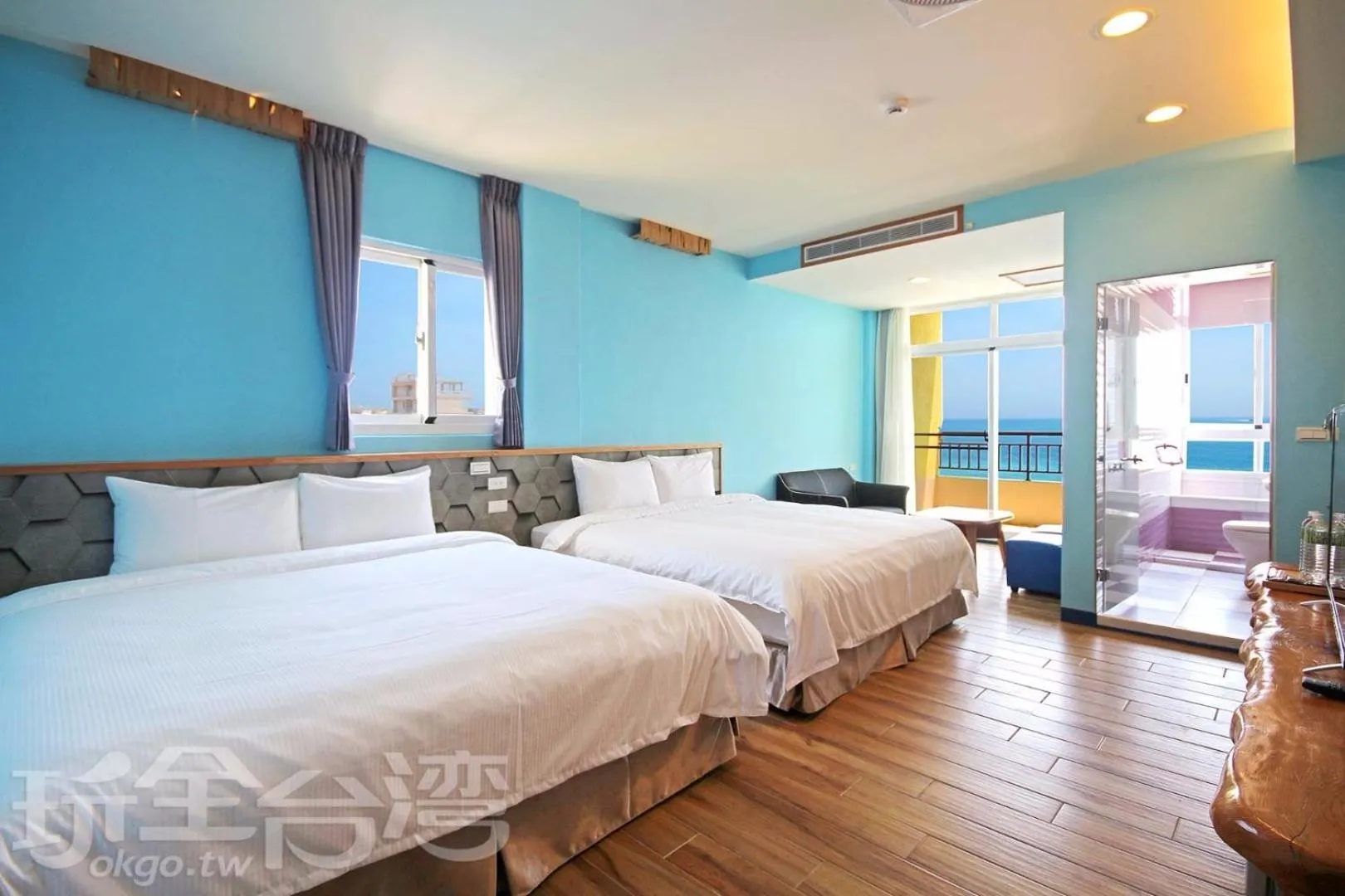 Bed in Taitung Sea Wall Homestay