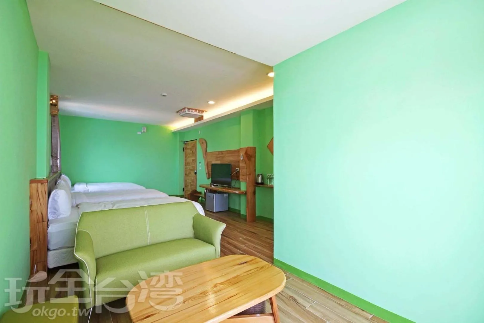 Bed in Taitung Sea Wall Homestay