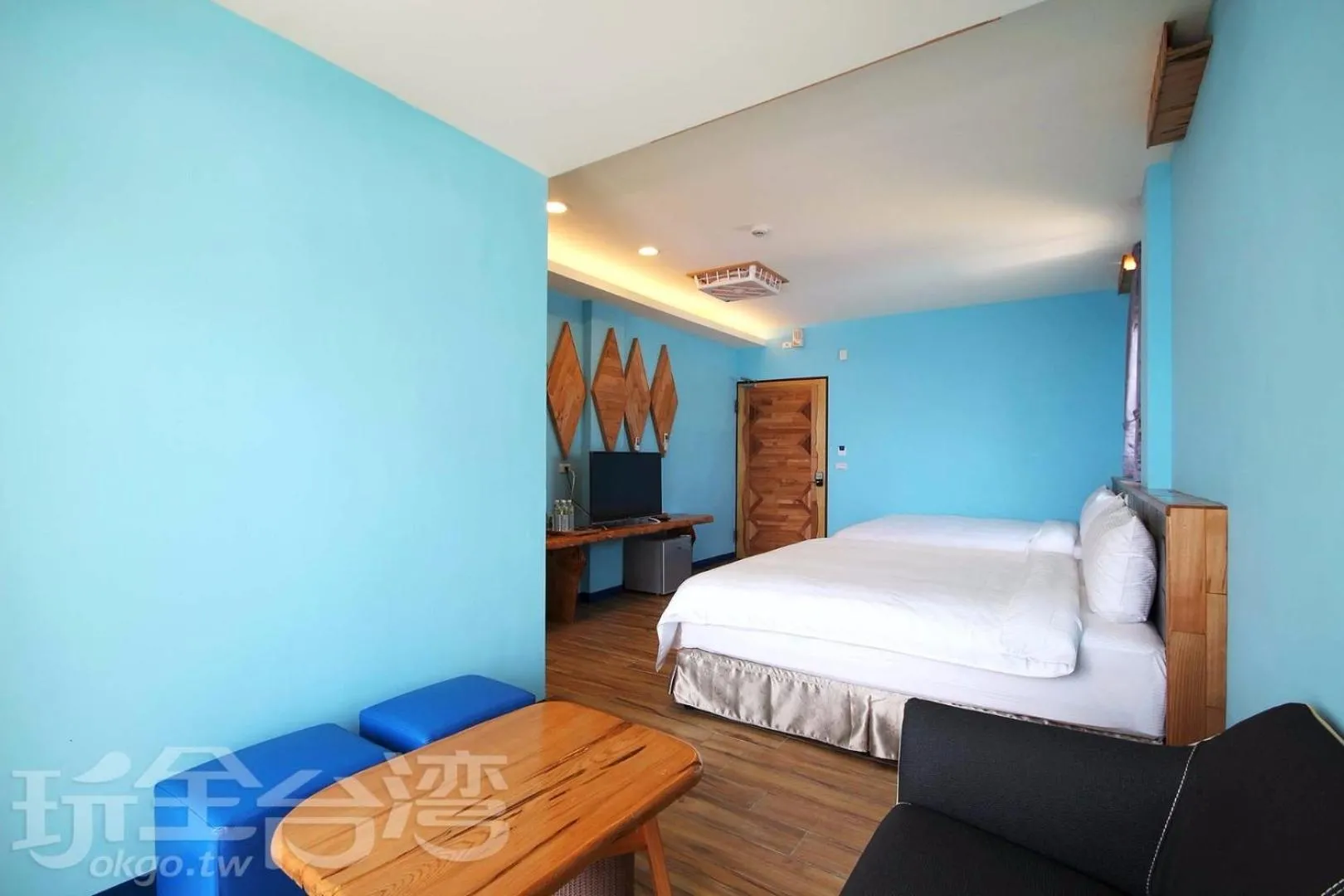 Bed in Taitung Sea Wall Homestay