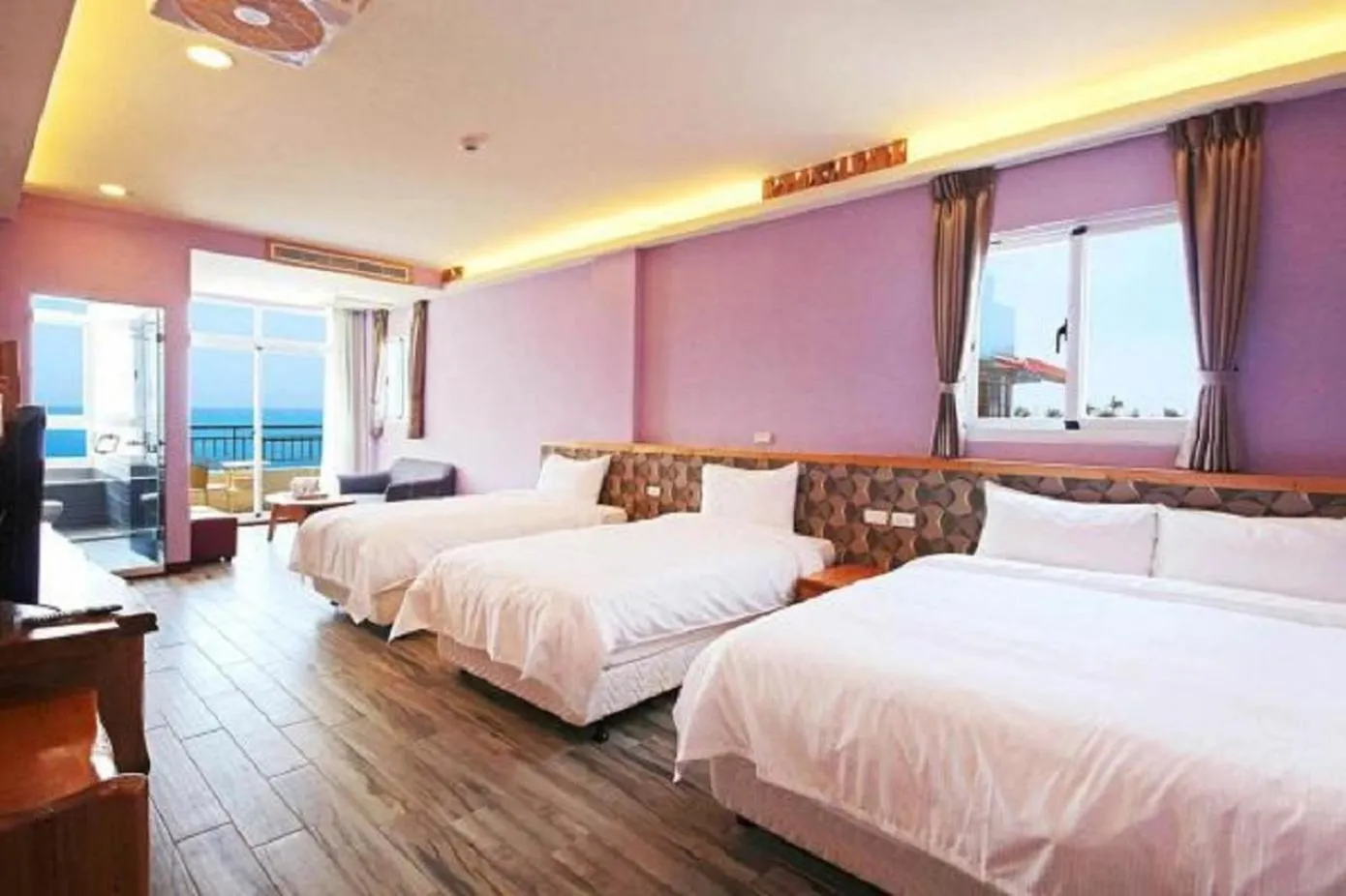 Bed in Taitung Sea Wall Homestay