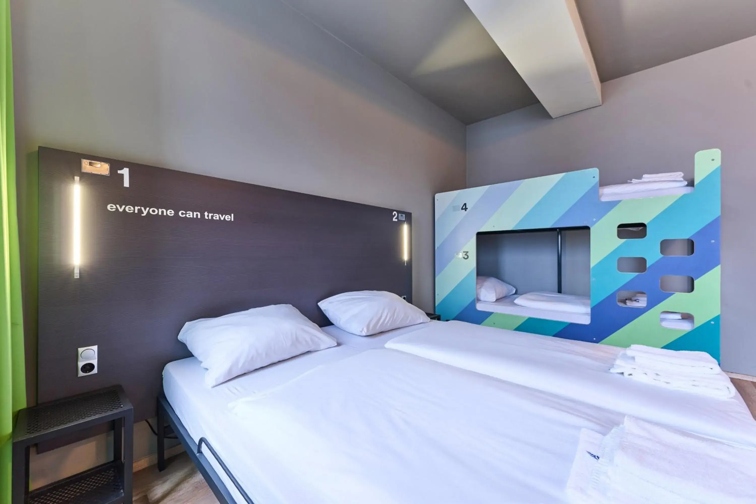 Bedroom, Bed in a&o Bremen Hauptbahnhof Bedroom, Bed in a&o Bremen Hauptbahnhof