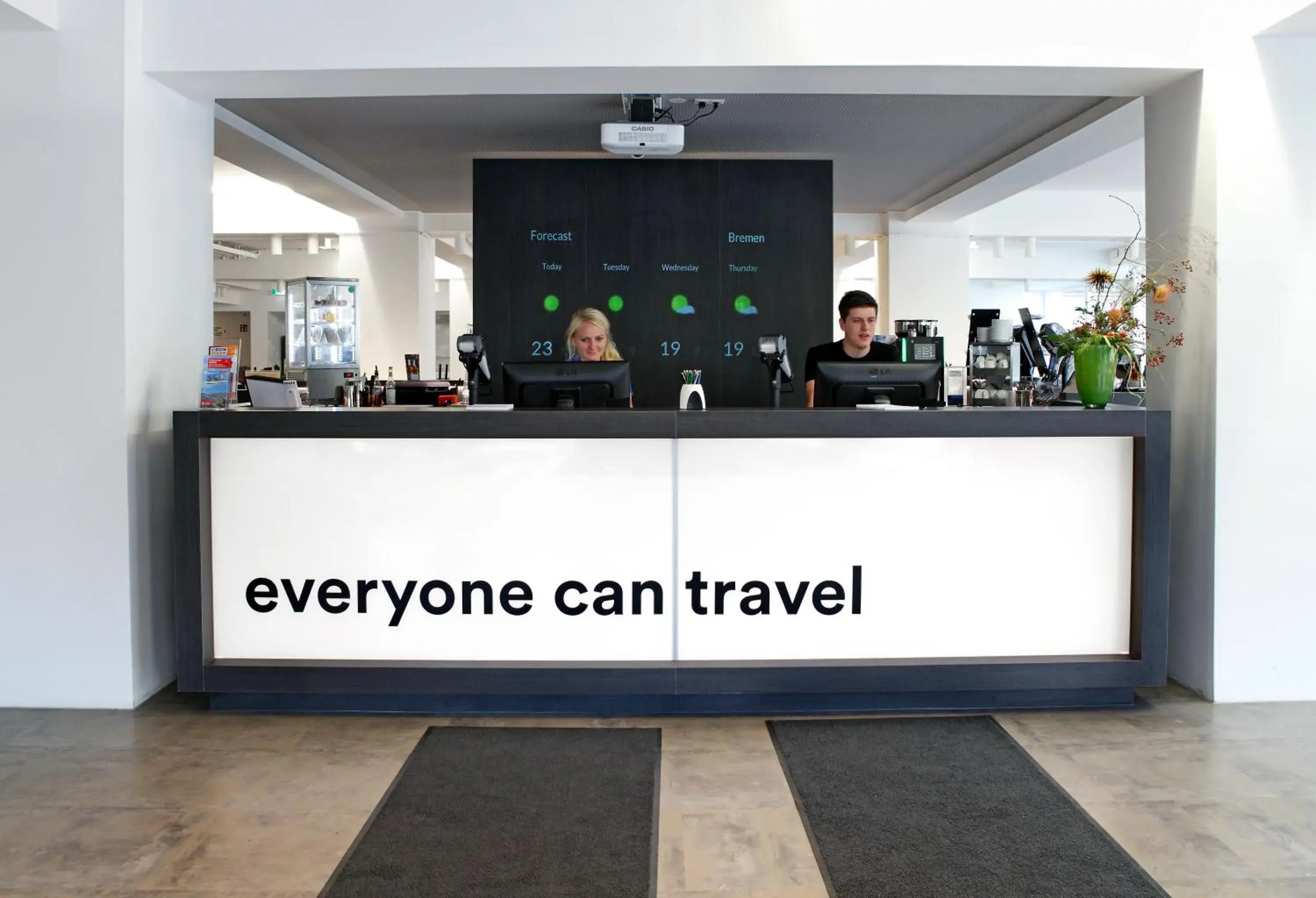 Lobby or reception in a&o Bremen Hauptbahnhof Lobby or reception in a&o Bremen Hauptbahnhof