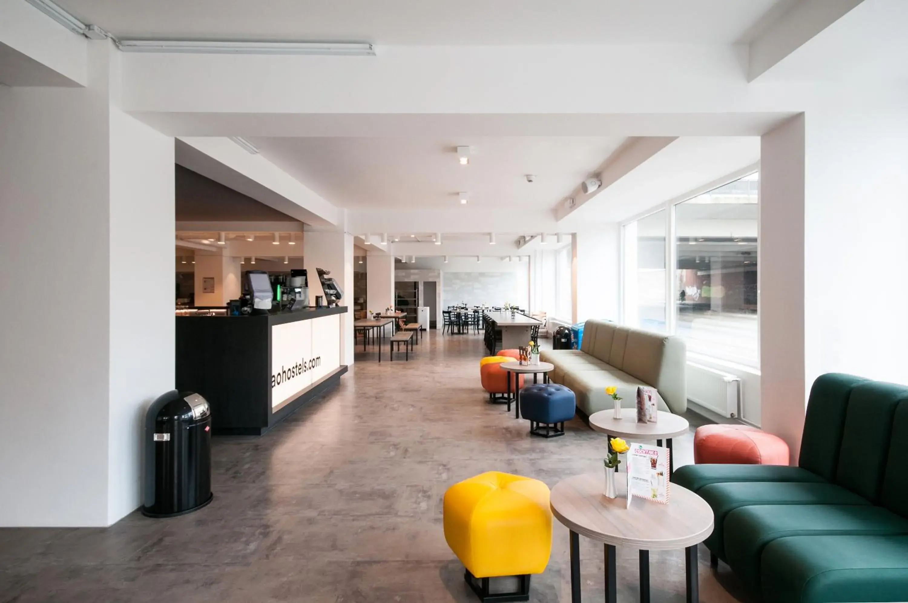 Lobby or reception in a&o Bremen Hauptbahnhof Lobby or reception in a&o Bremen Hauptbahnhof