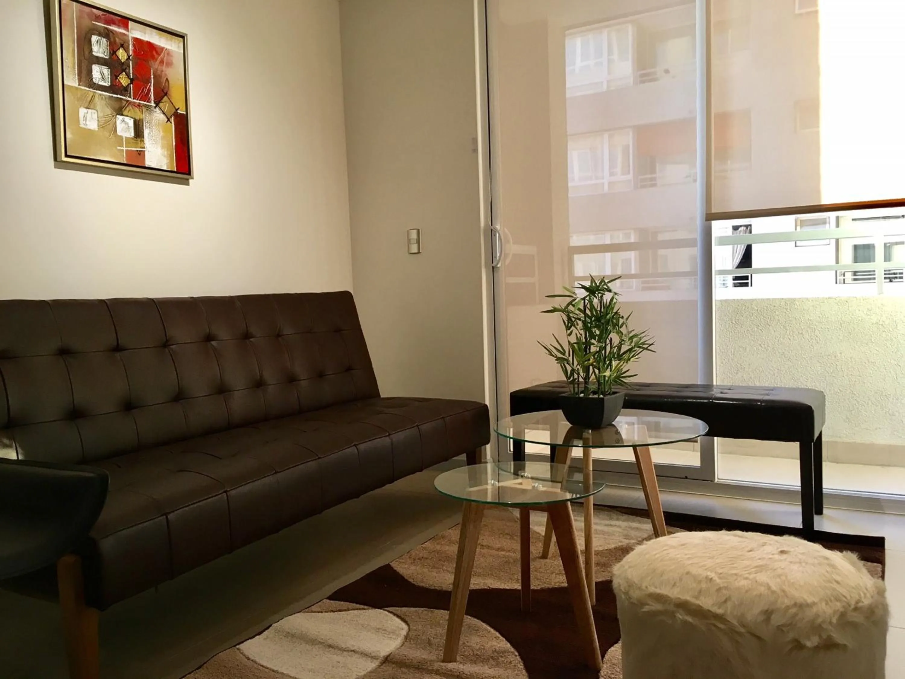 Living room in Moneda Express Apart