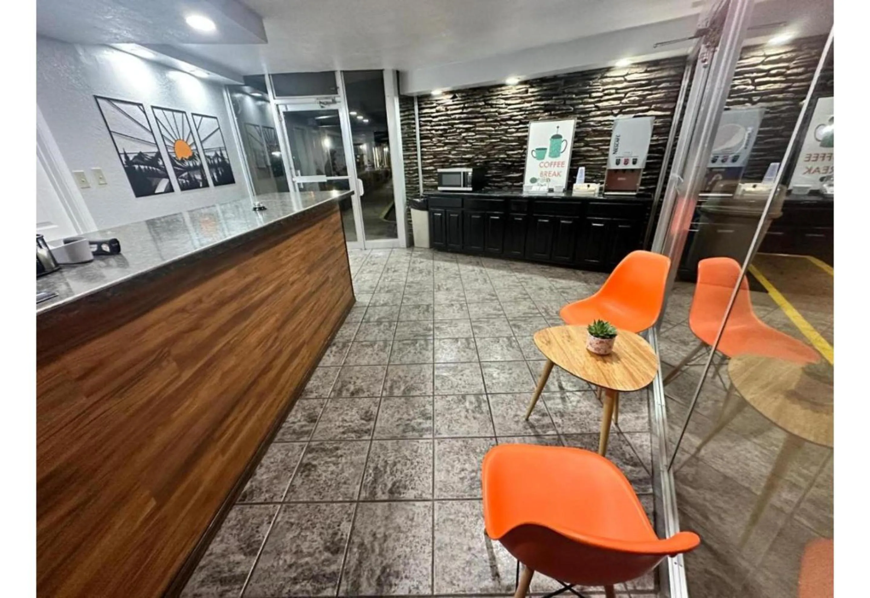 Lobby or reception in Canyon Inn Motel Flagstaff AZ