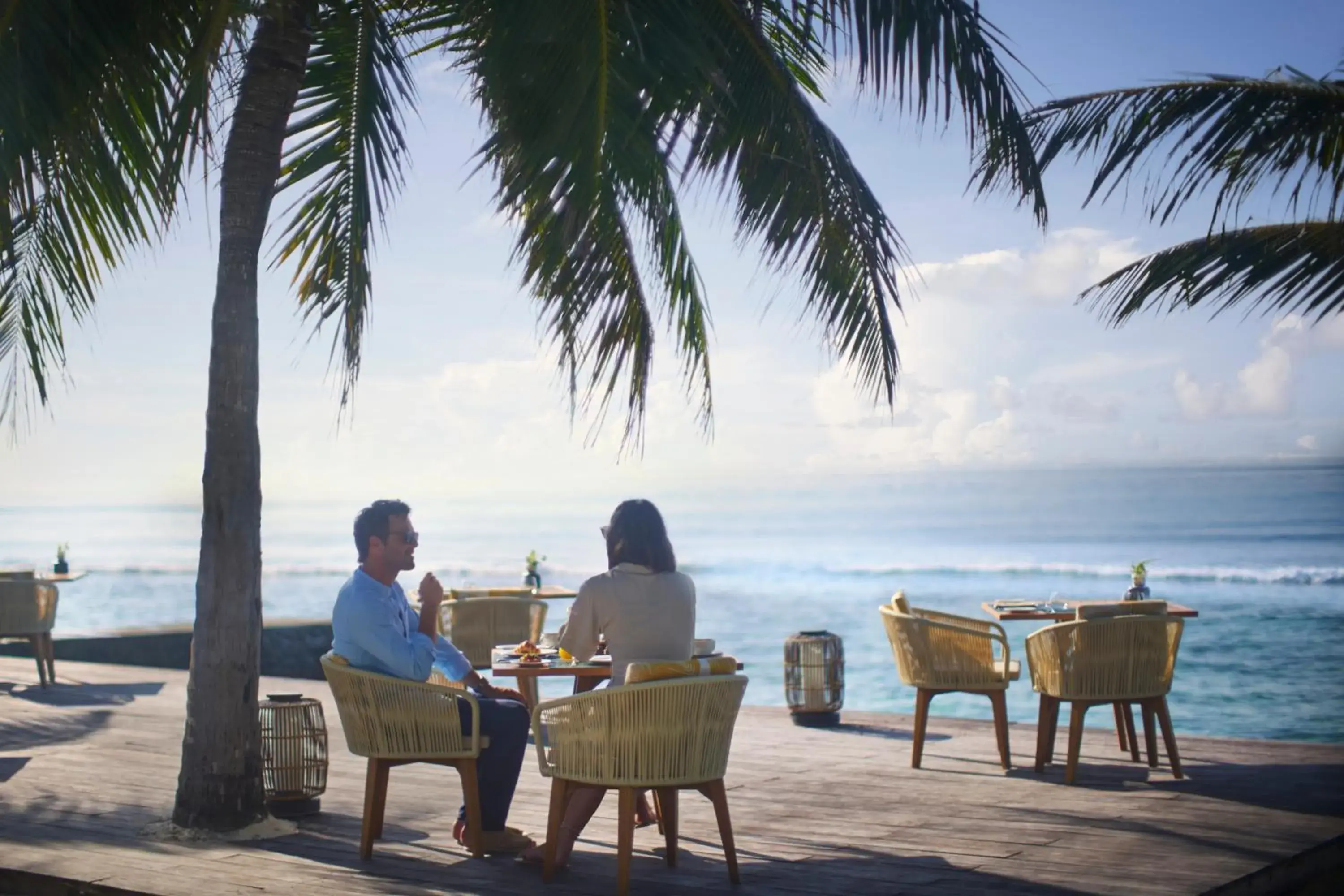 Breakfast in Anantara Veli Maldives Resort Breakfast in Anantara Veli Maldives Resort