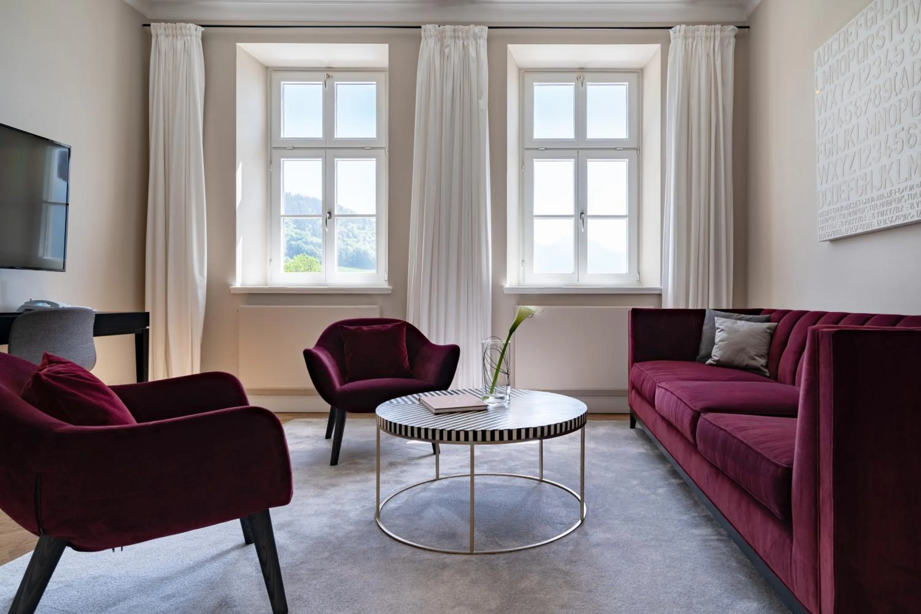 Living room in Das Tegernsee