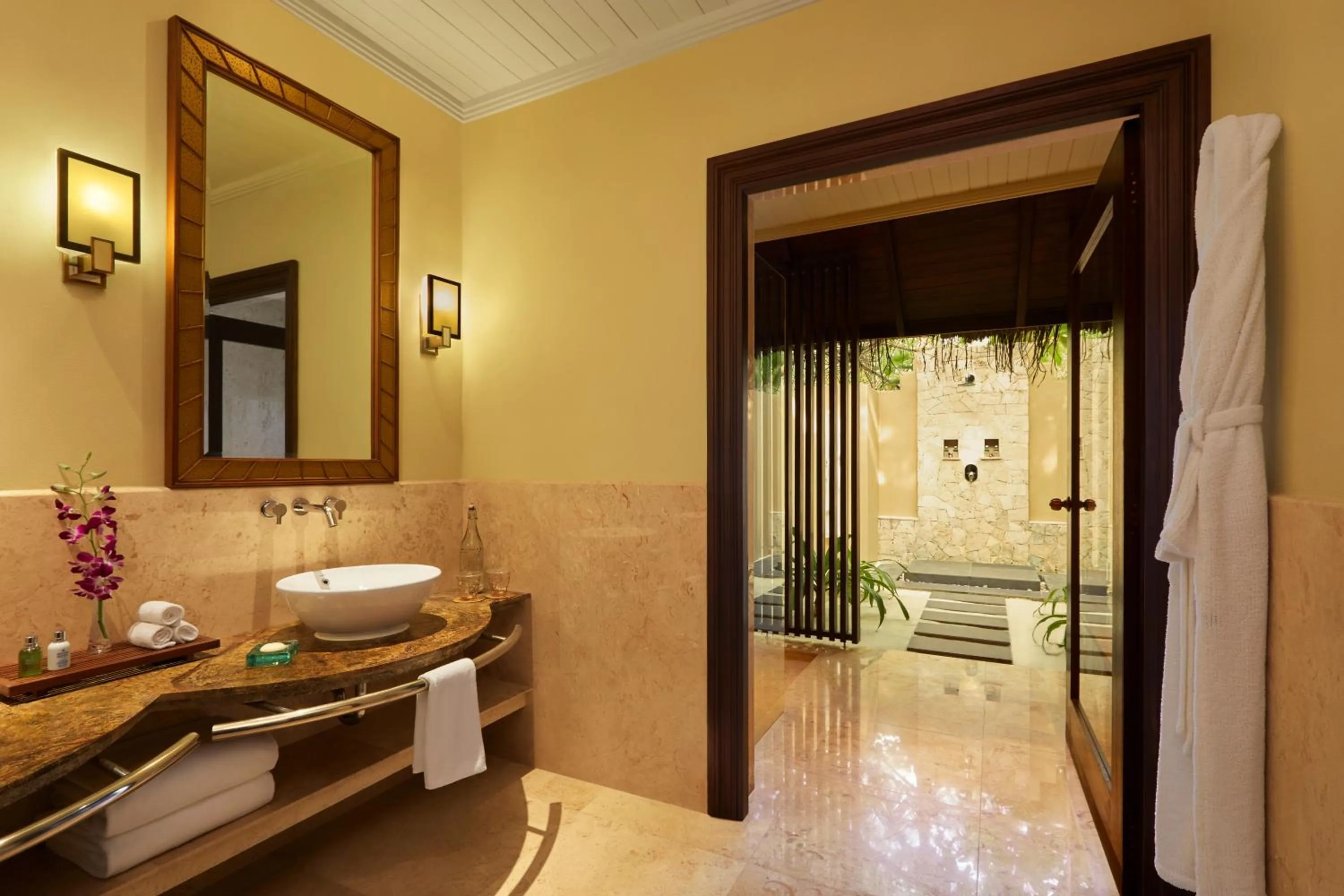 Bathroom in Taj Exotica Resort & Spa, Maldives
