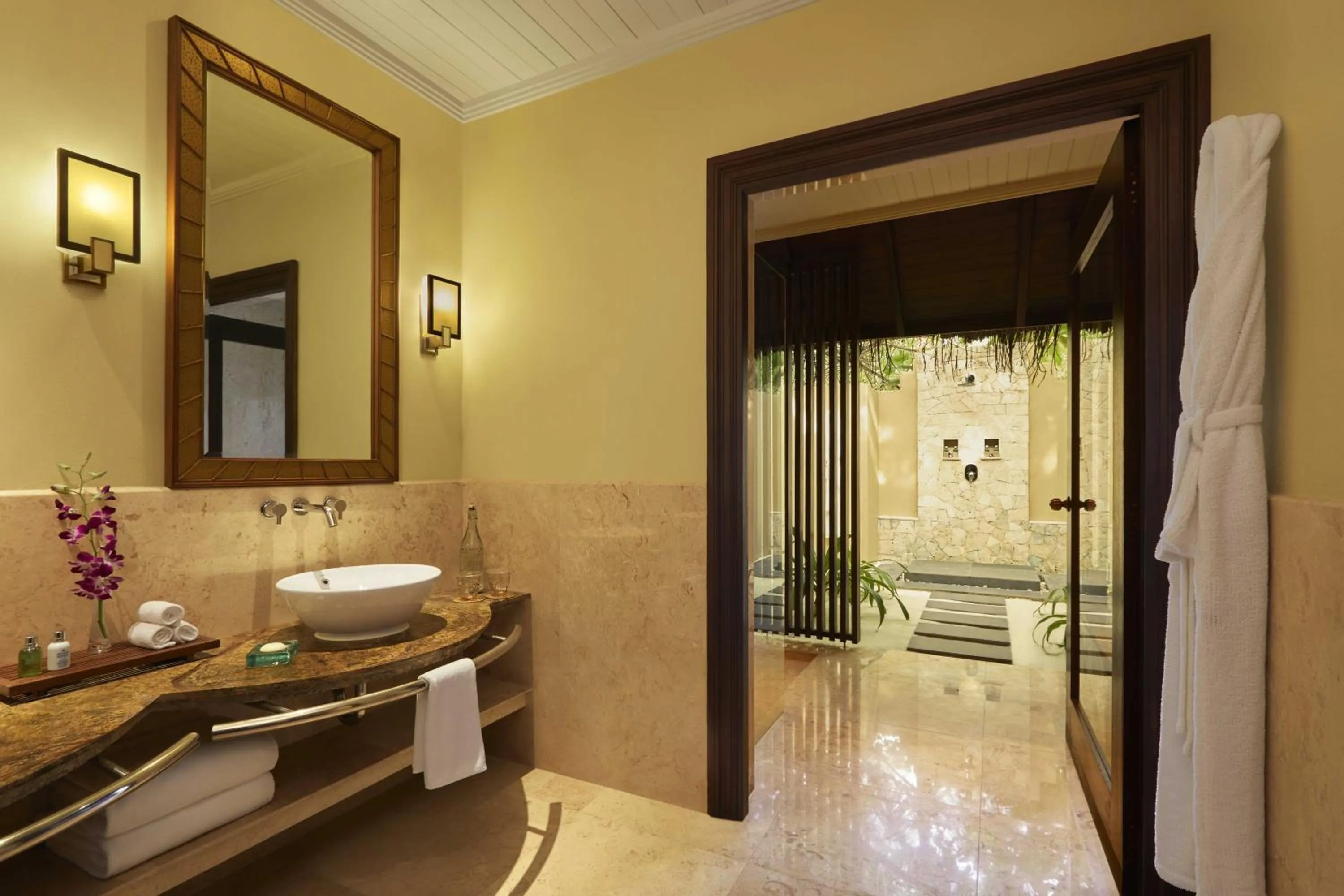 Bathroom in Taj Exotica Resort & Spa, Maldives