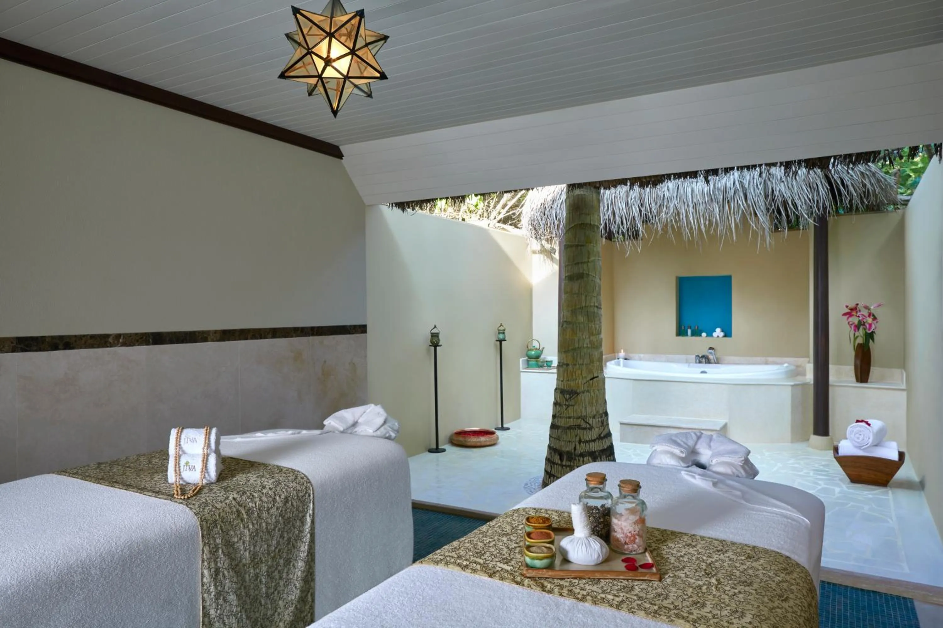 Spa and wellness centre/facilities, Bed in Taj Exotica Resort & Spa, Maldives
