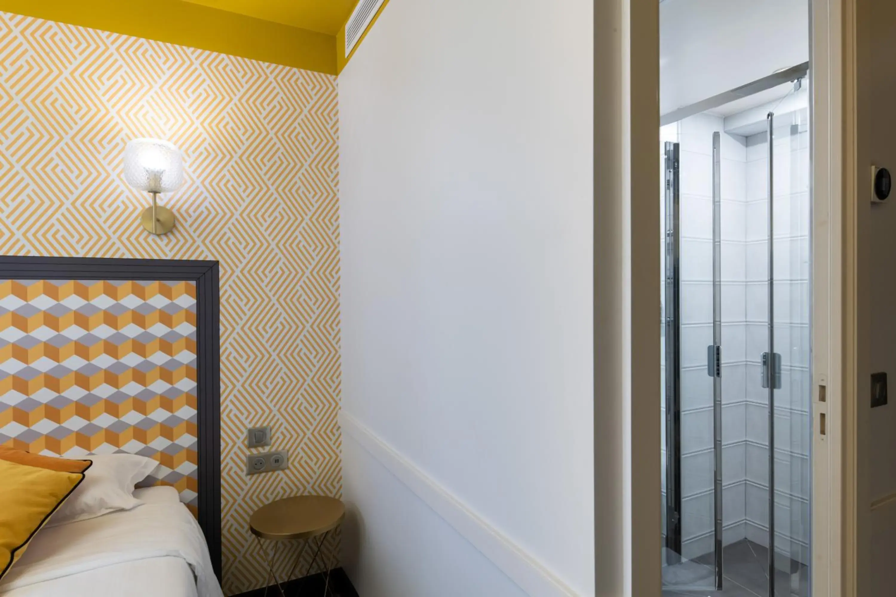 Photo of the whole room, Bed in Hôtel Gérando Photo of the whole room, Bed in Hôtel Gérando