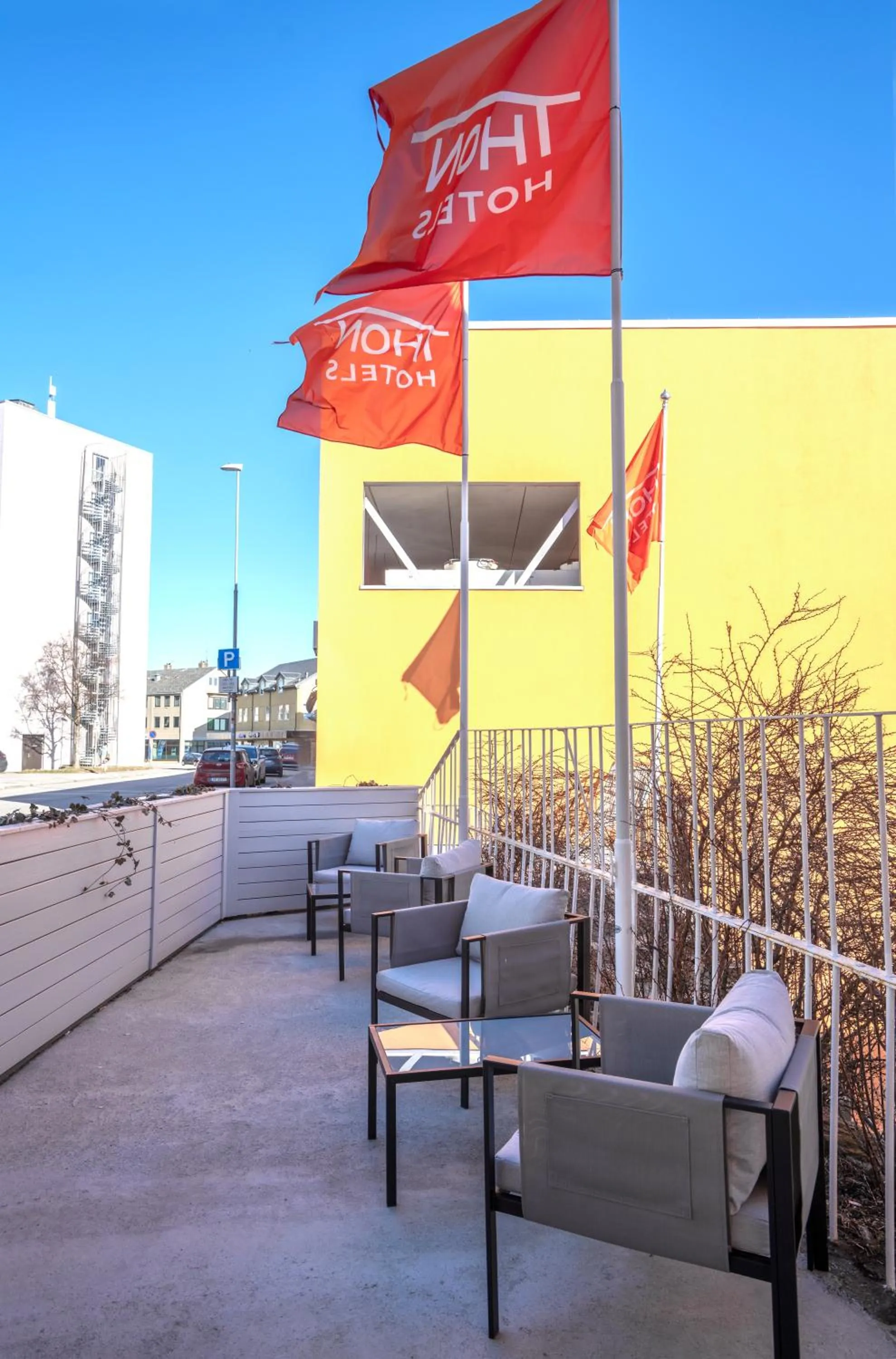 Balcony/Terrace in Thon PartnerHotel Storgata