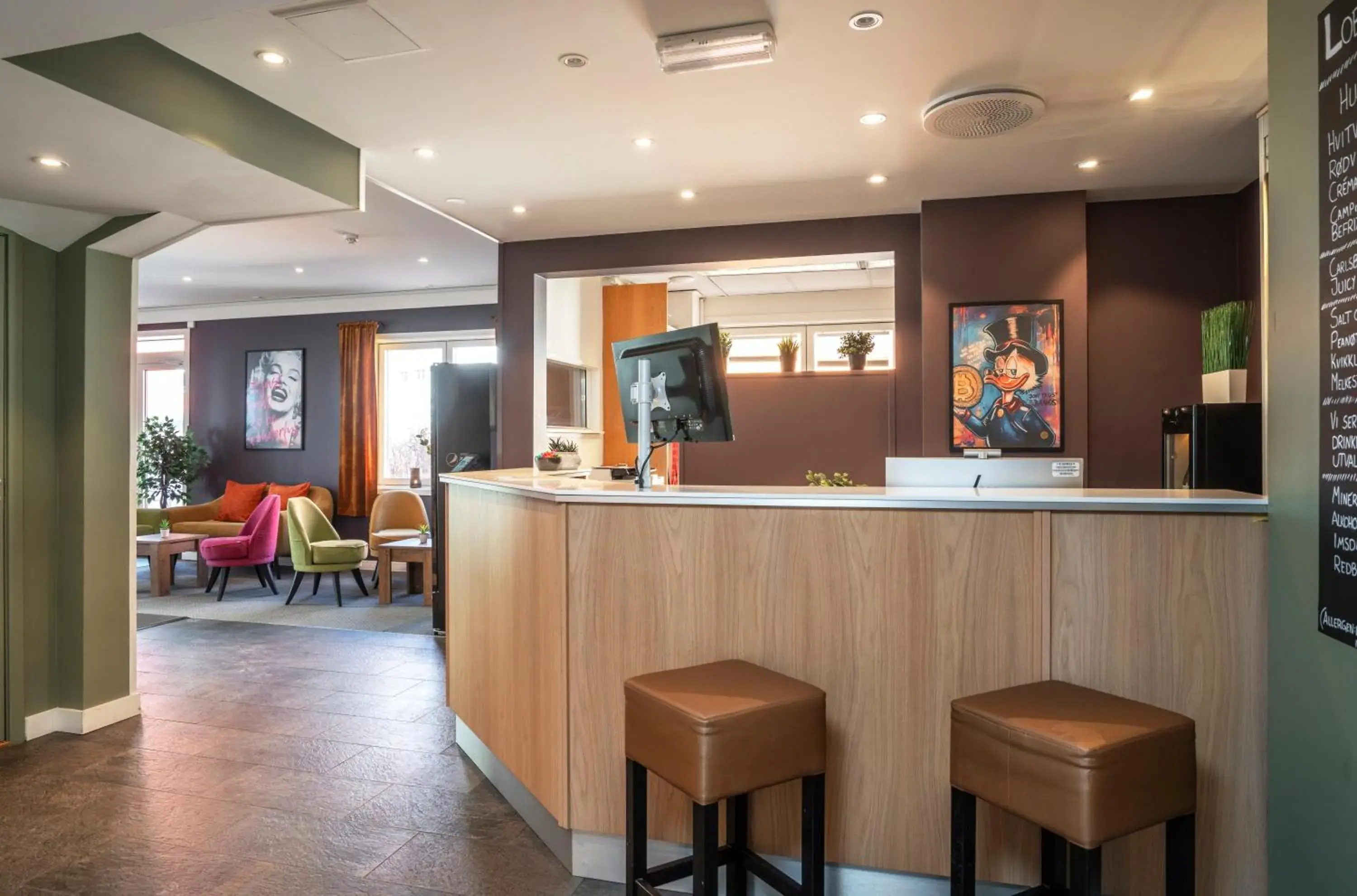 Lobby or reception in Thon PartnerHotel Storgata Lobby or reception in Thon PartnerHotel Storgata