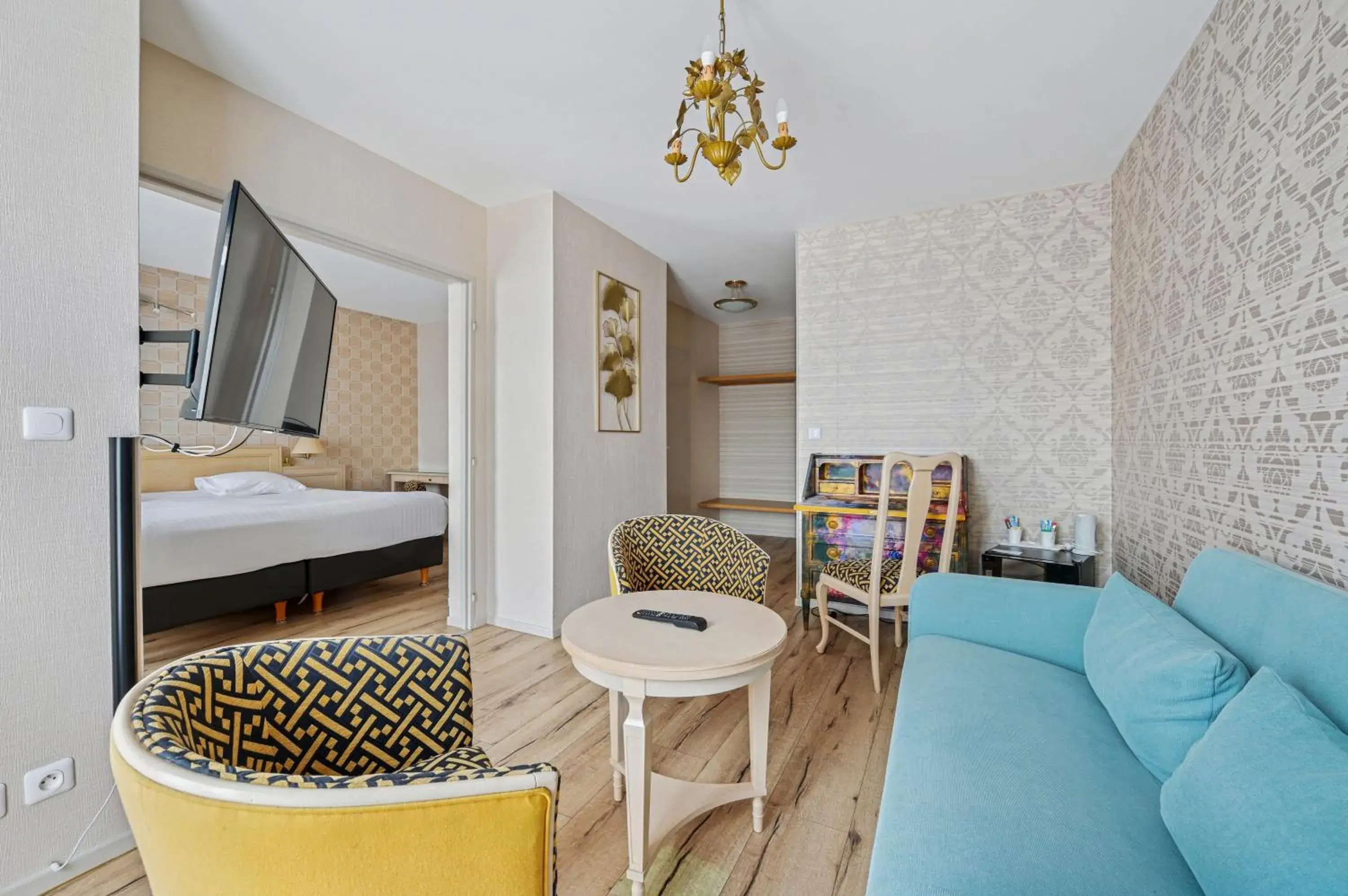 Bed in Hostellerie Du Mont Aimé Bed in Hostellerie Du Mont Aimé