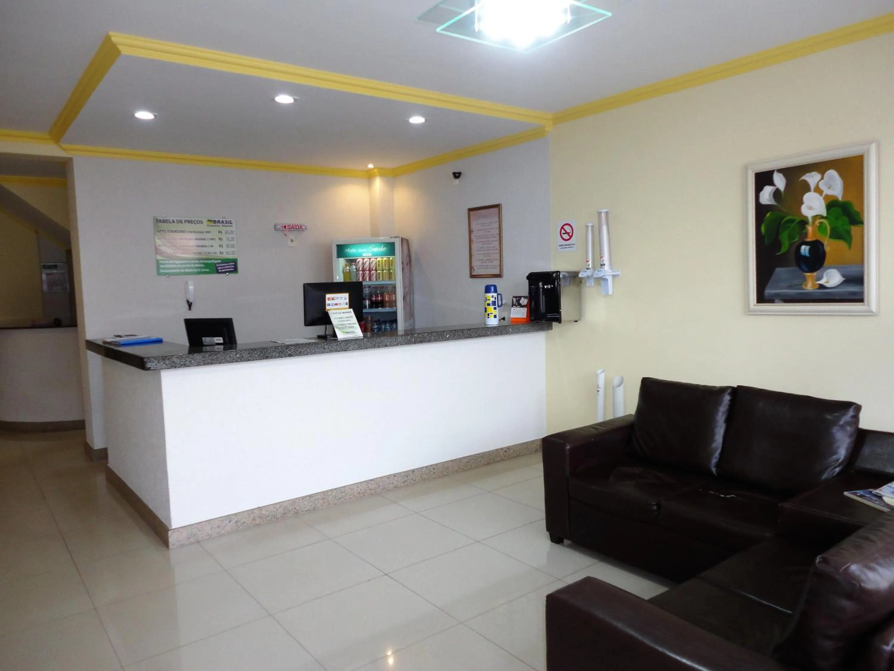 Lobby or reception in Brasil Center Hotel