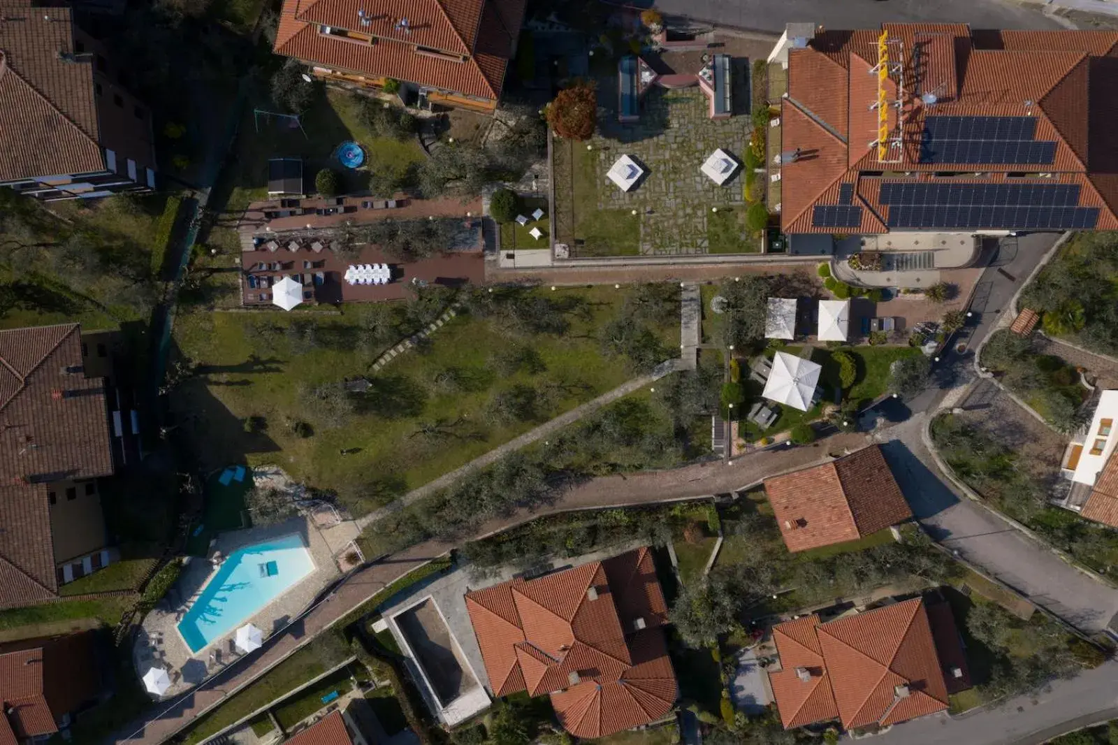 Bird's eye view in Hotel Miranda Bird's eye view in Hotel Miranda