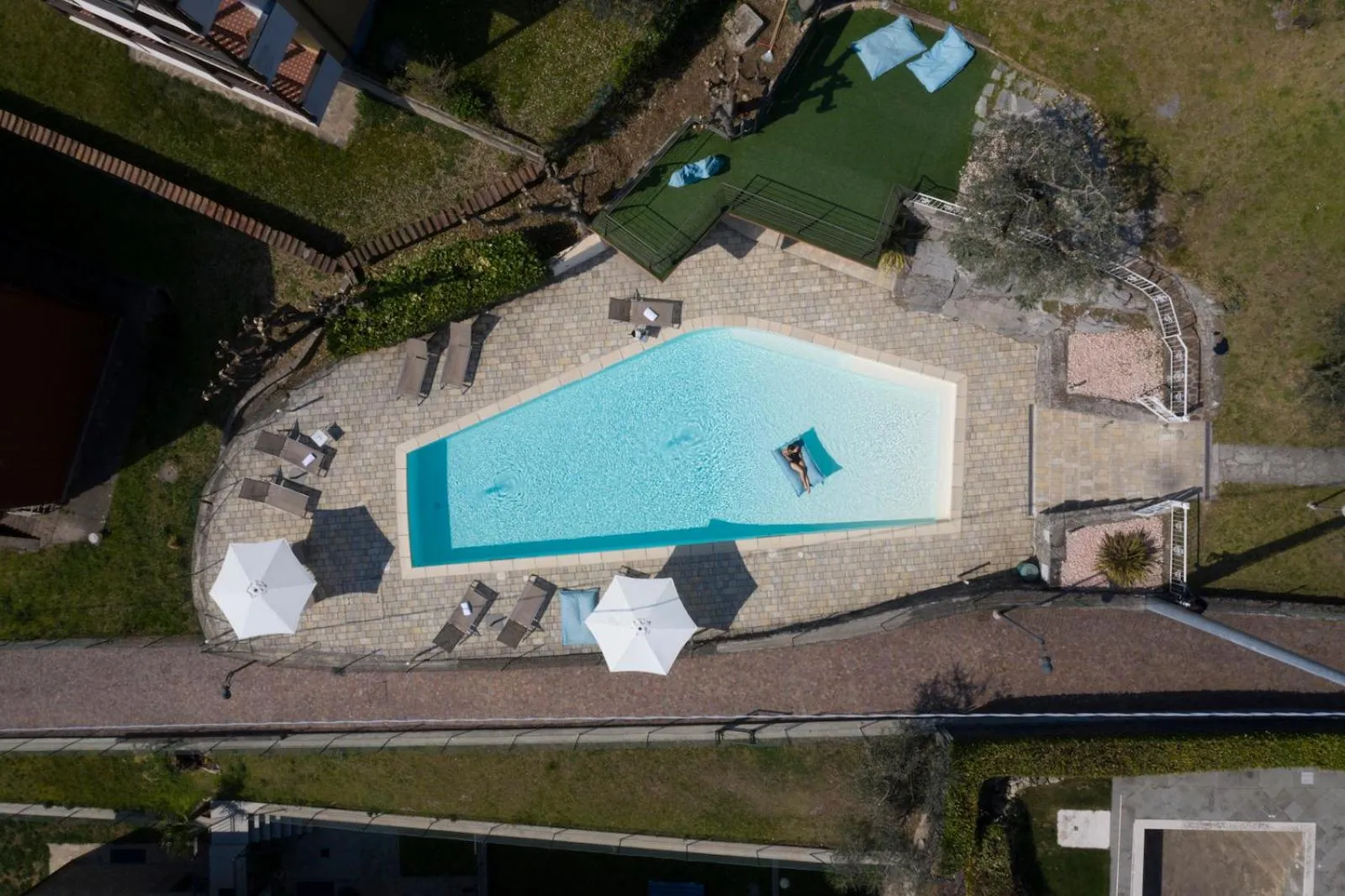 Bird's eye view in Hotel Miranda