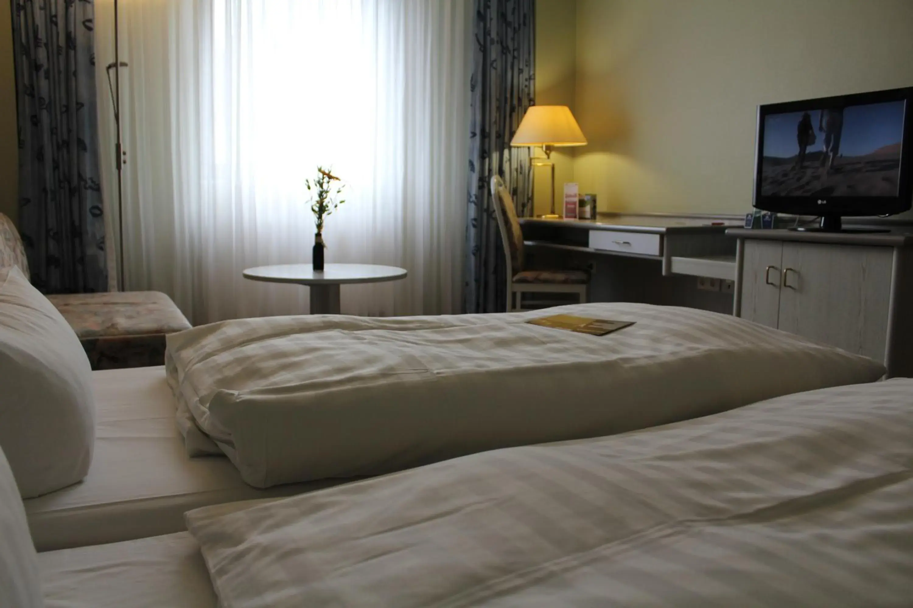 Bed in Hotel Rennsteig Bed in Hotel Rennsteig