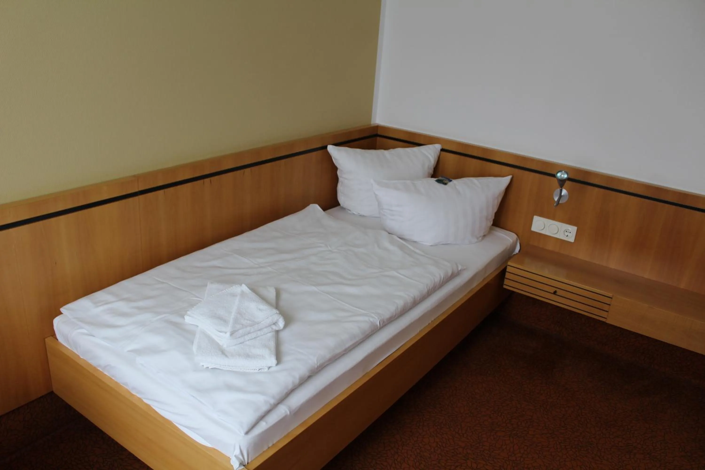 Bed in Hotel Rennsteig