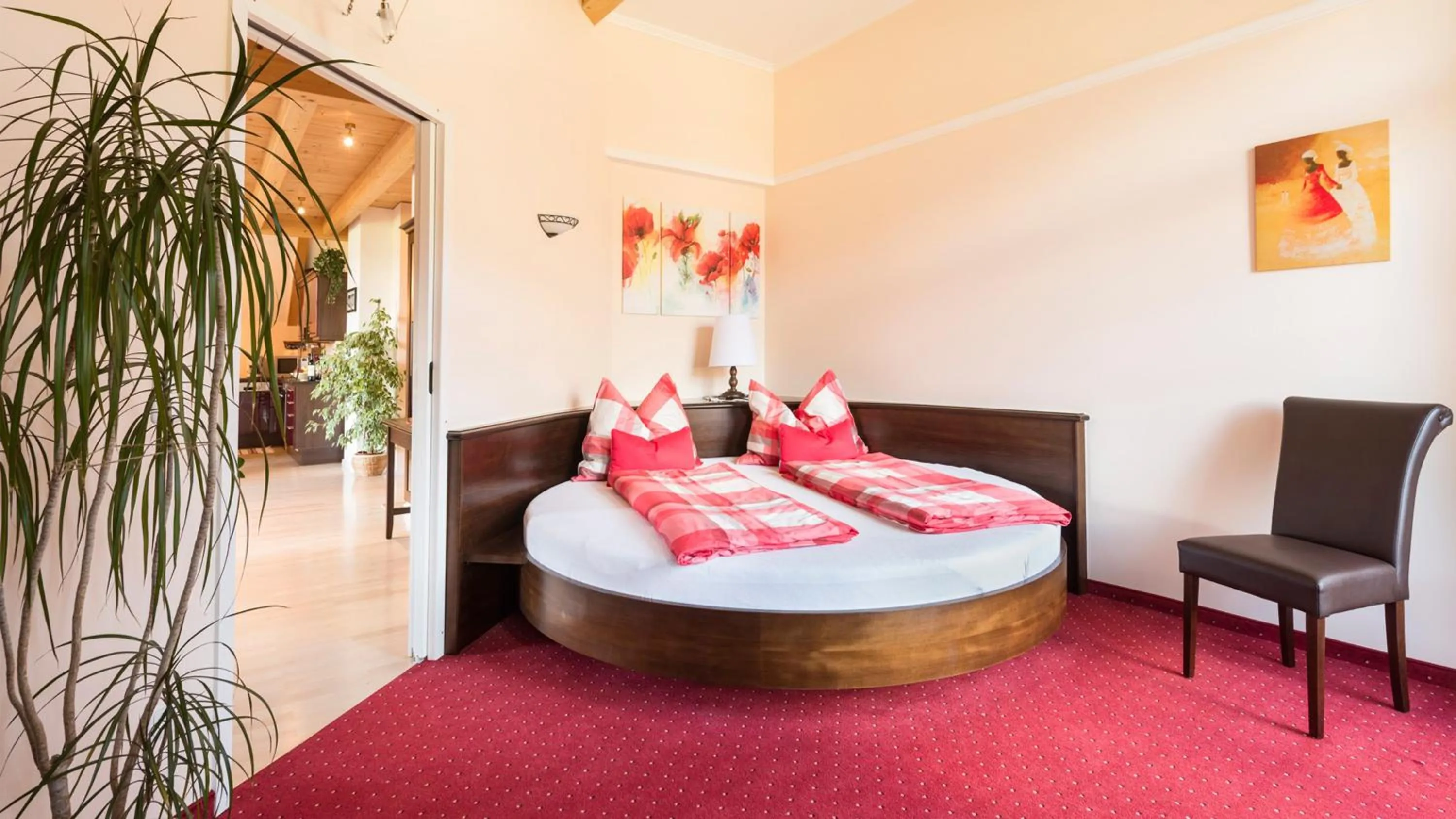 Bedroom, Bed in Landhaus Leitner am Wolfgangsee