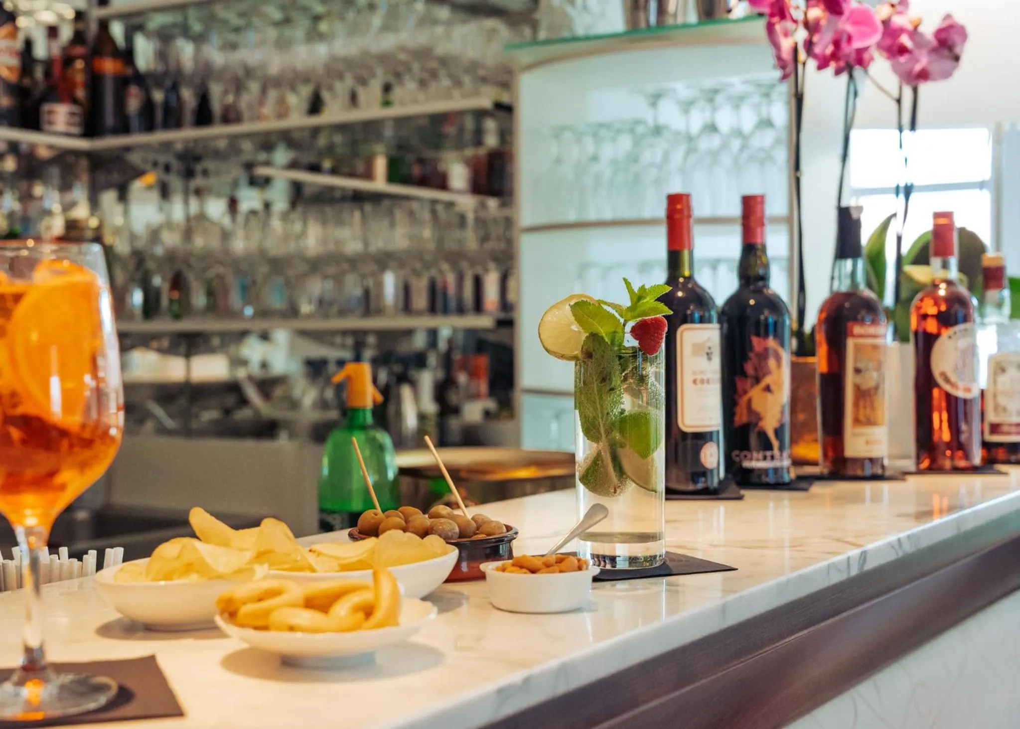 Lounge or bar in Hotel Flora