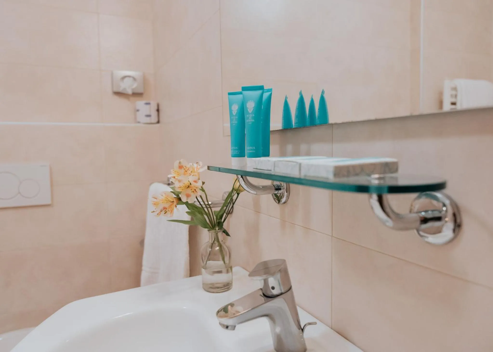 Bathroom in Hotel Flora