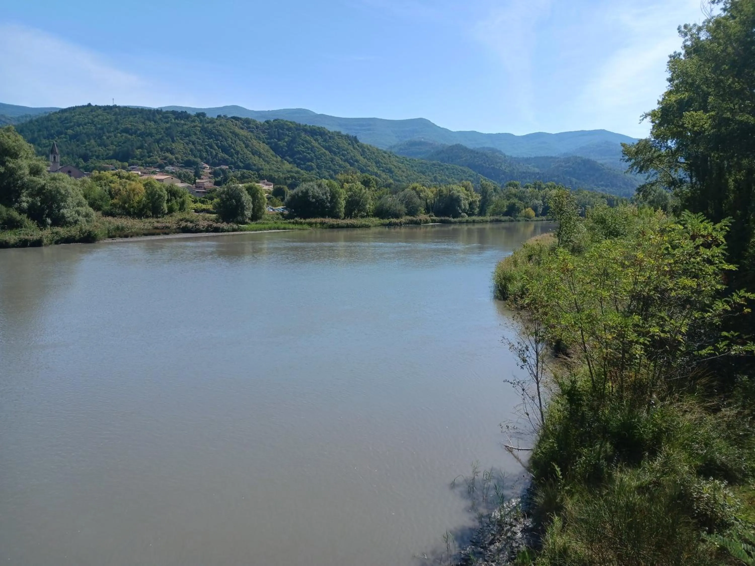 Lake view in Hotel Du Lac