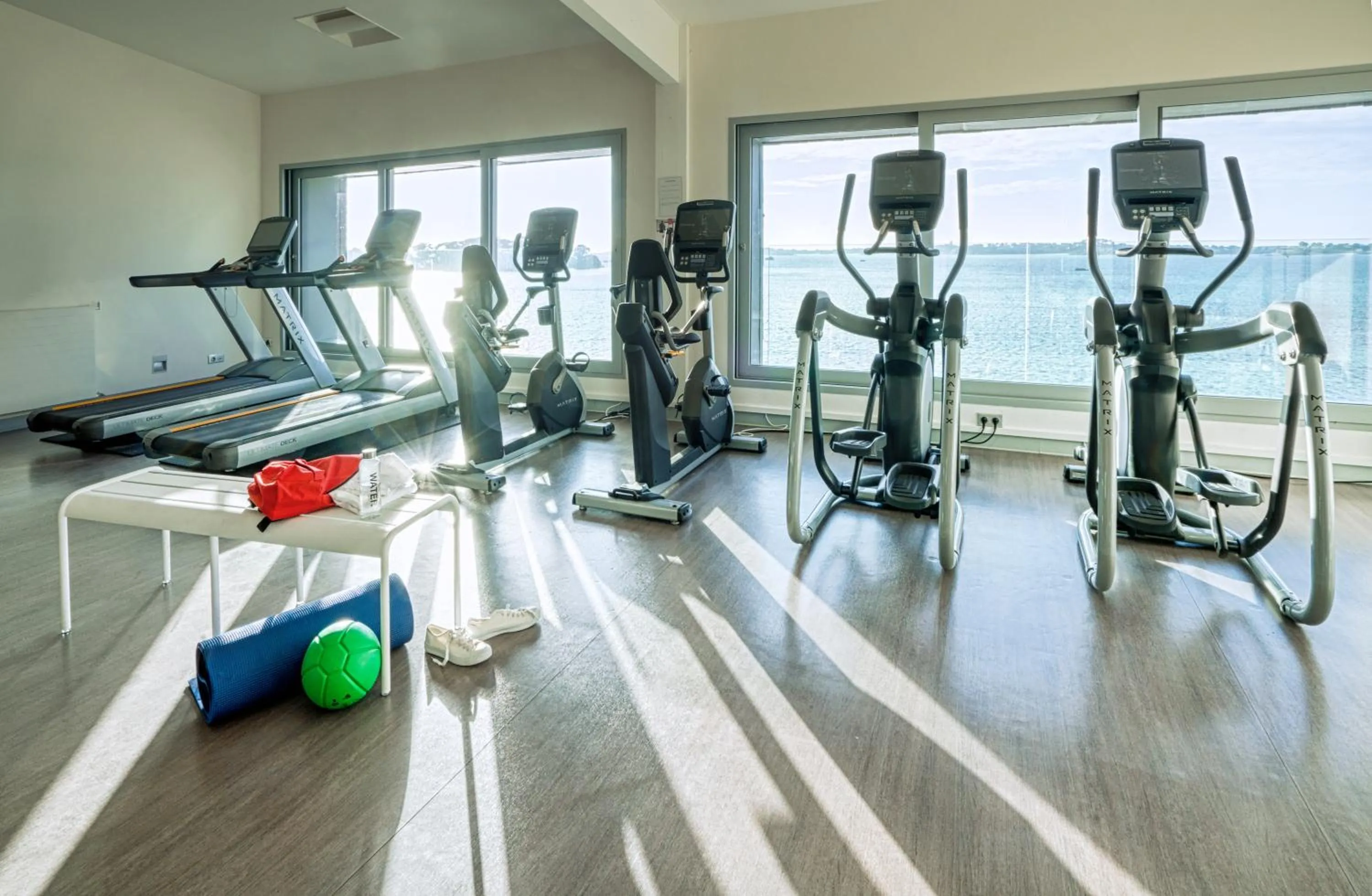 Fitness centre/facilities in Résidences Valdys Thalasso & Spa de Rockroum