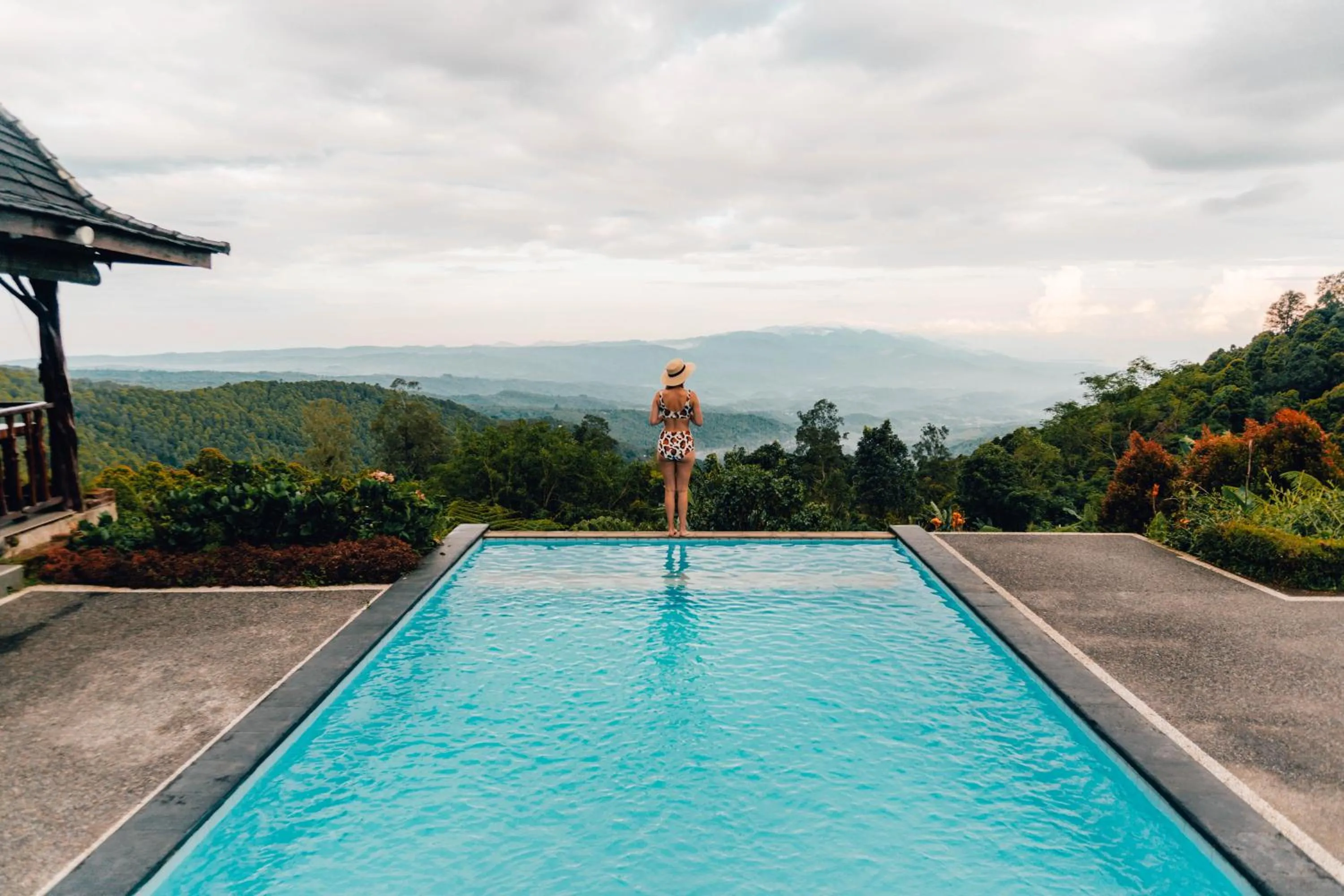 Swimming pool in Munduk Menir Villas