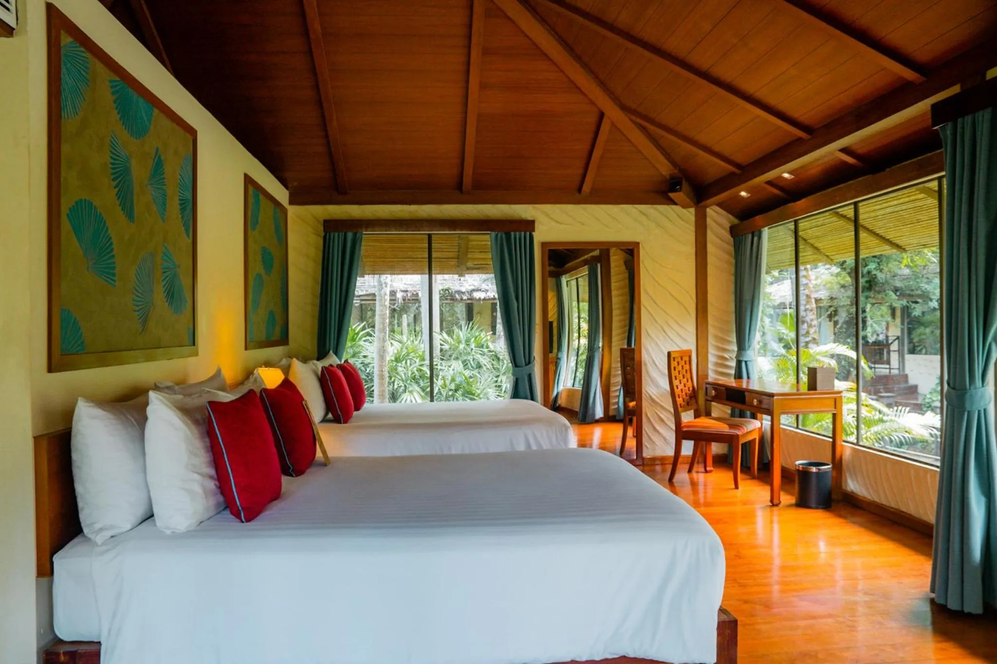 Bed in Centara Koh Chang Tropicana Resort