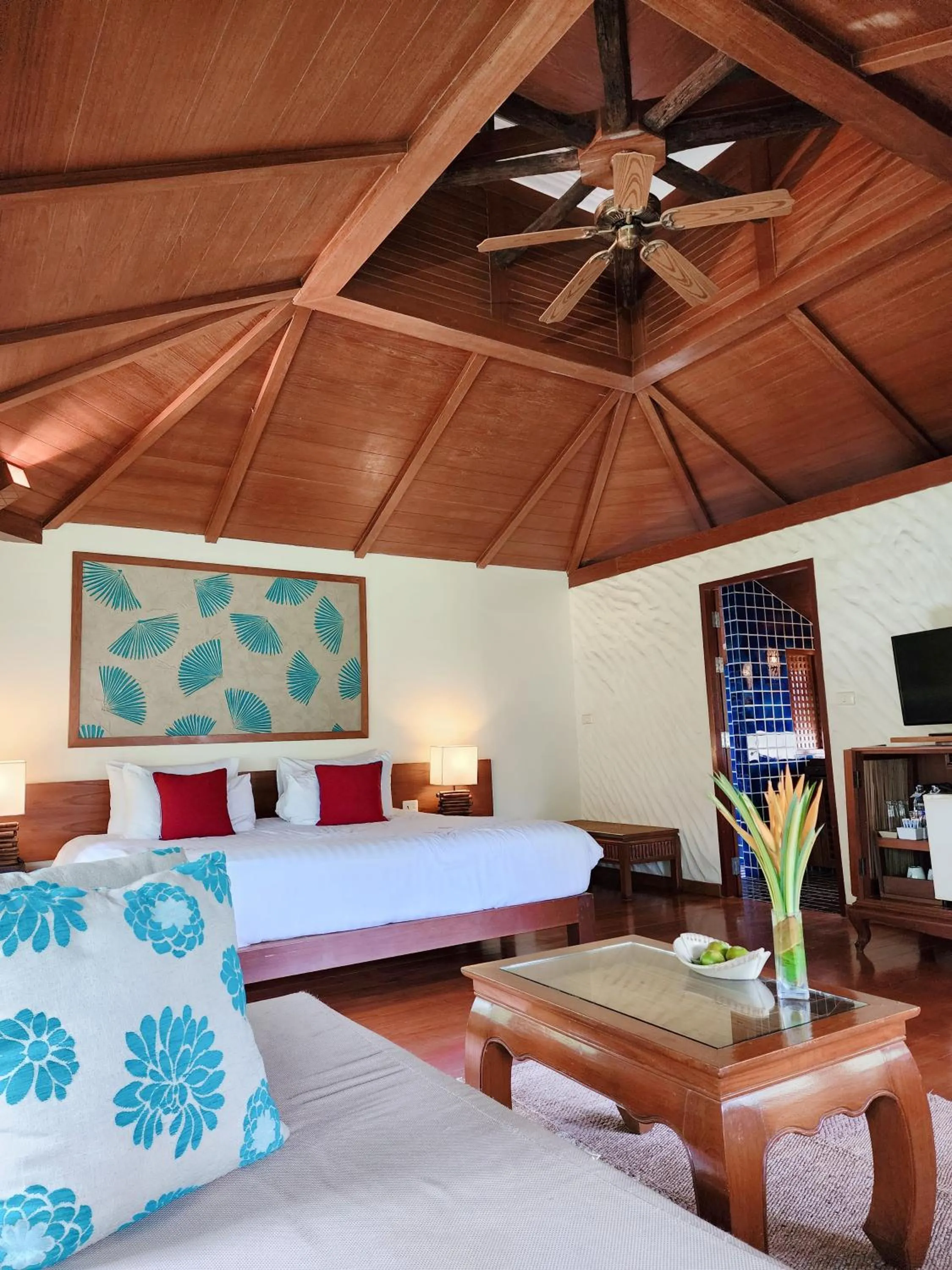 Bed in Centara Koh Chang Tropicana Resort