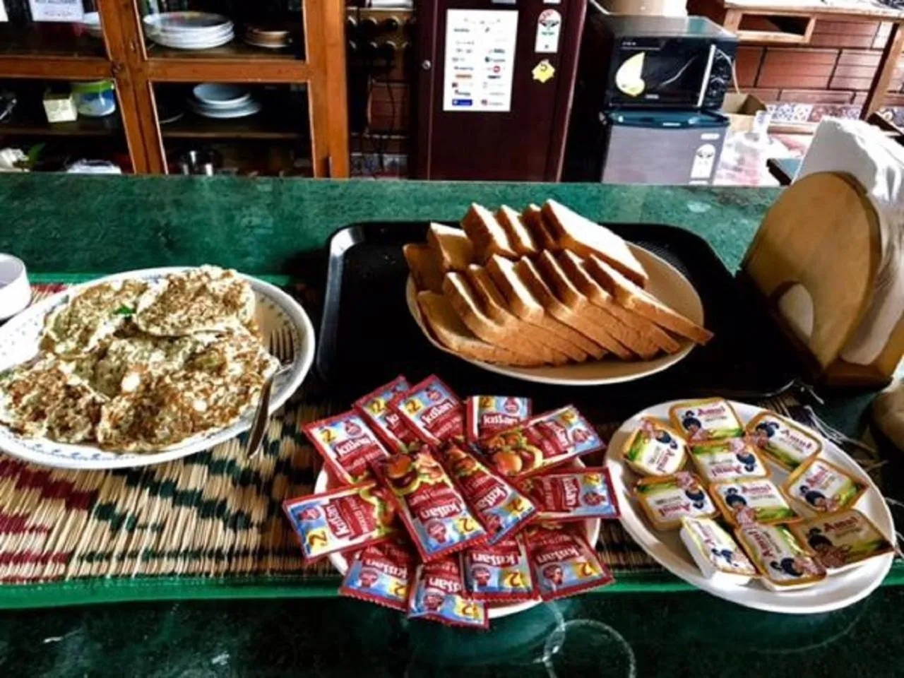 Continental breakfast in Golden Lotus Bangalore Boutique Suites
