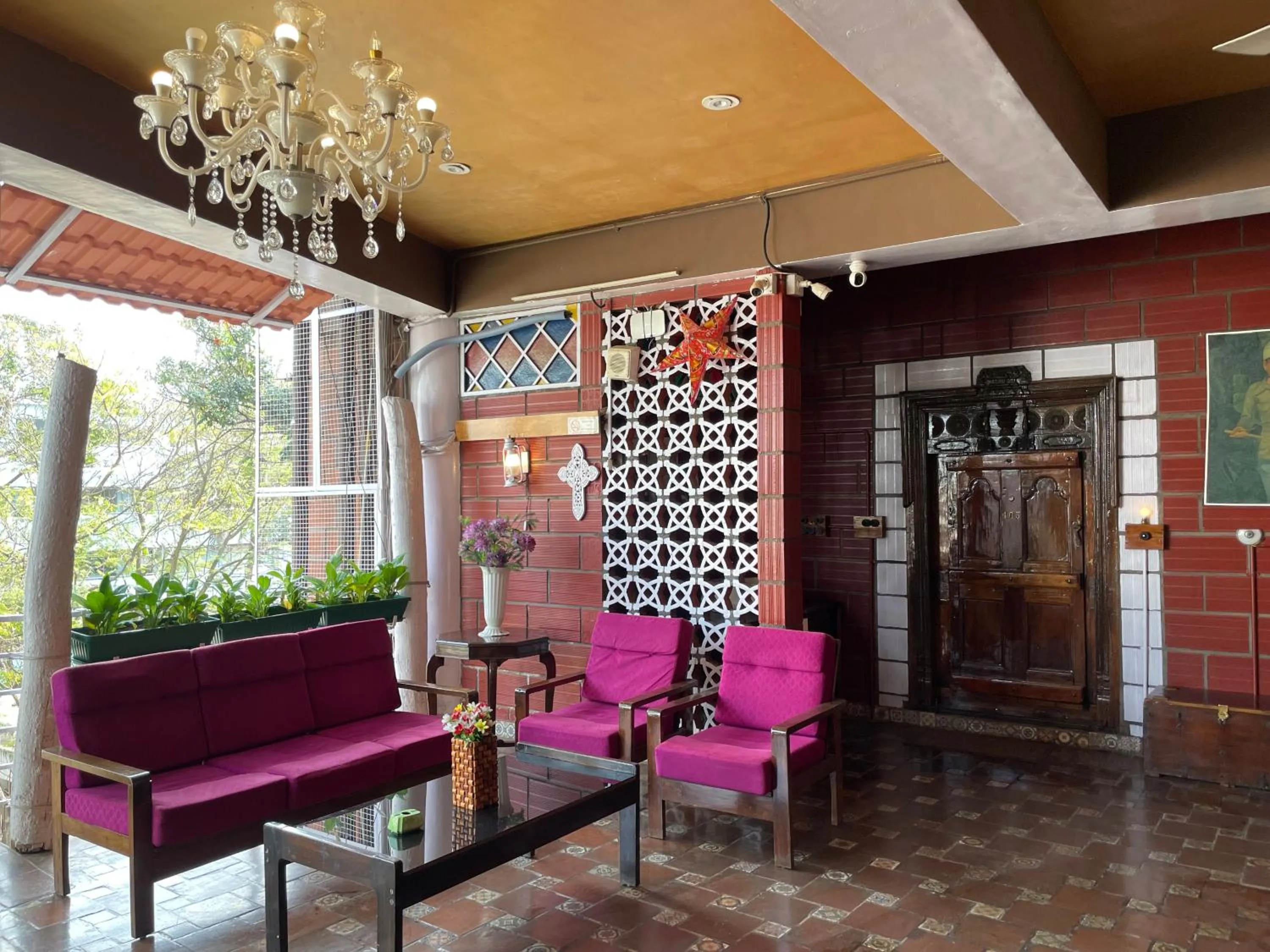 Patio in Golden Lotus Bangalore Boutique Suites