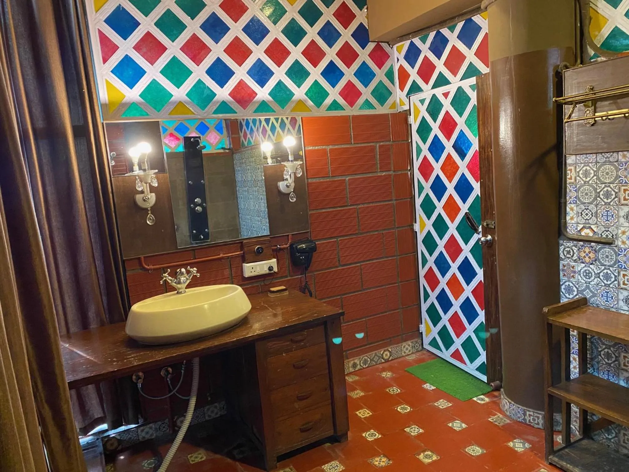 Bathroom in Golden Lotus Bangalore Boutique Suites