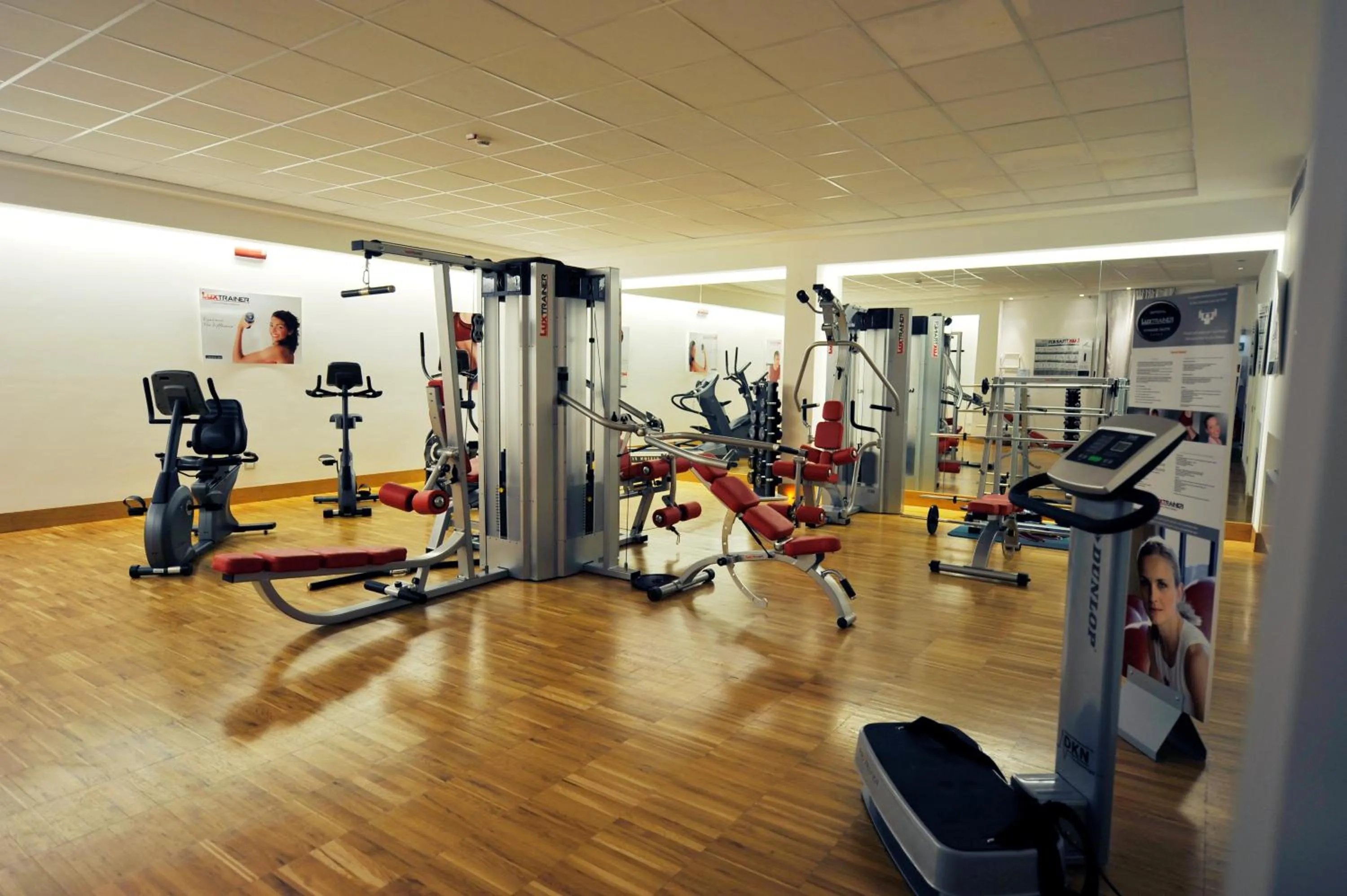 Fitness centre/facilities in Hotel Acquaviva Del Garda