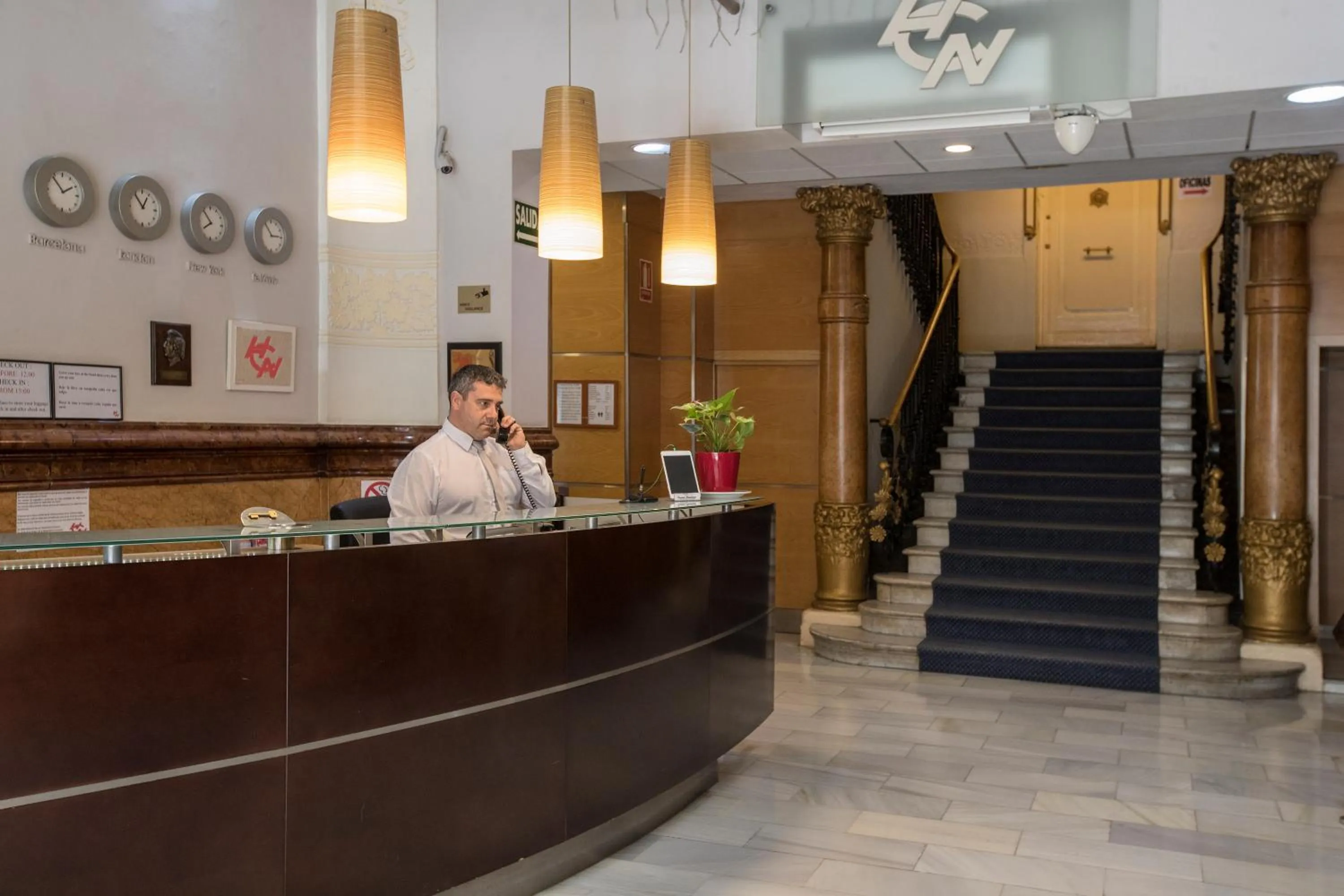 Lobby or reception in Cuatro Naciones