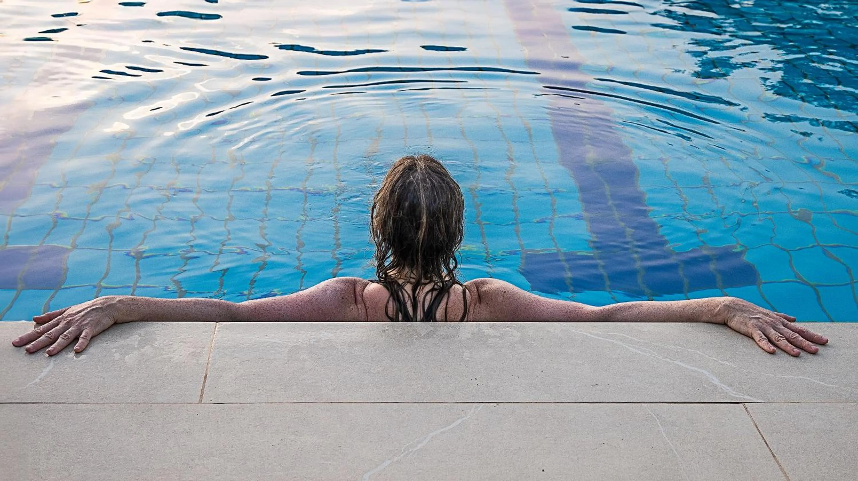 Swimming pool in B&B Da Pio