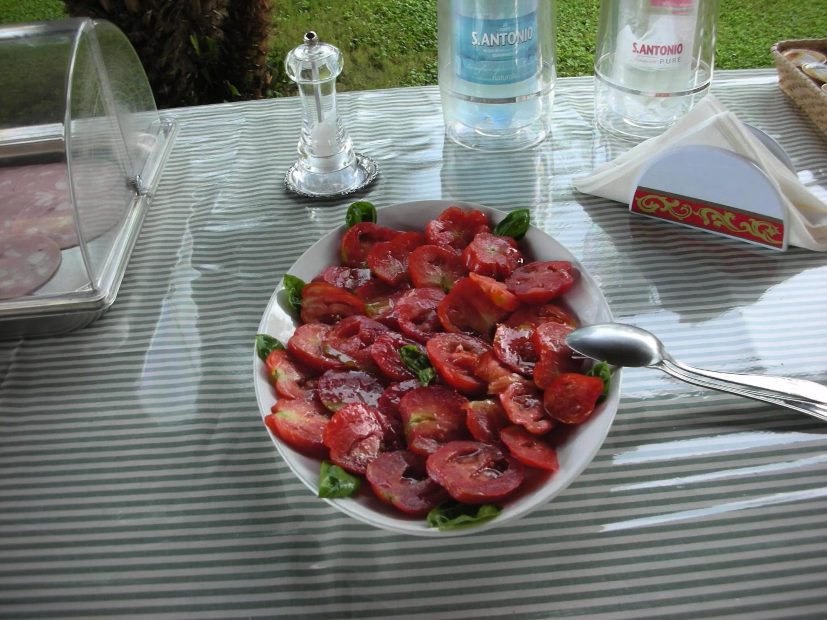 Food close-up in B&B Da Pio