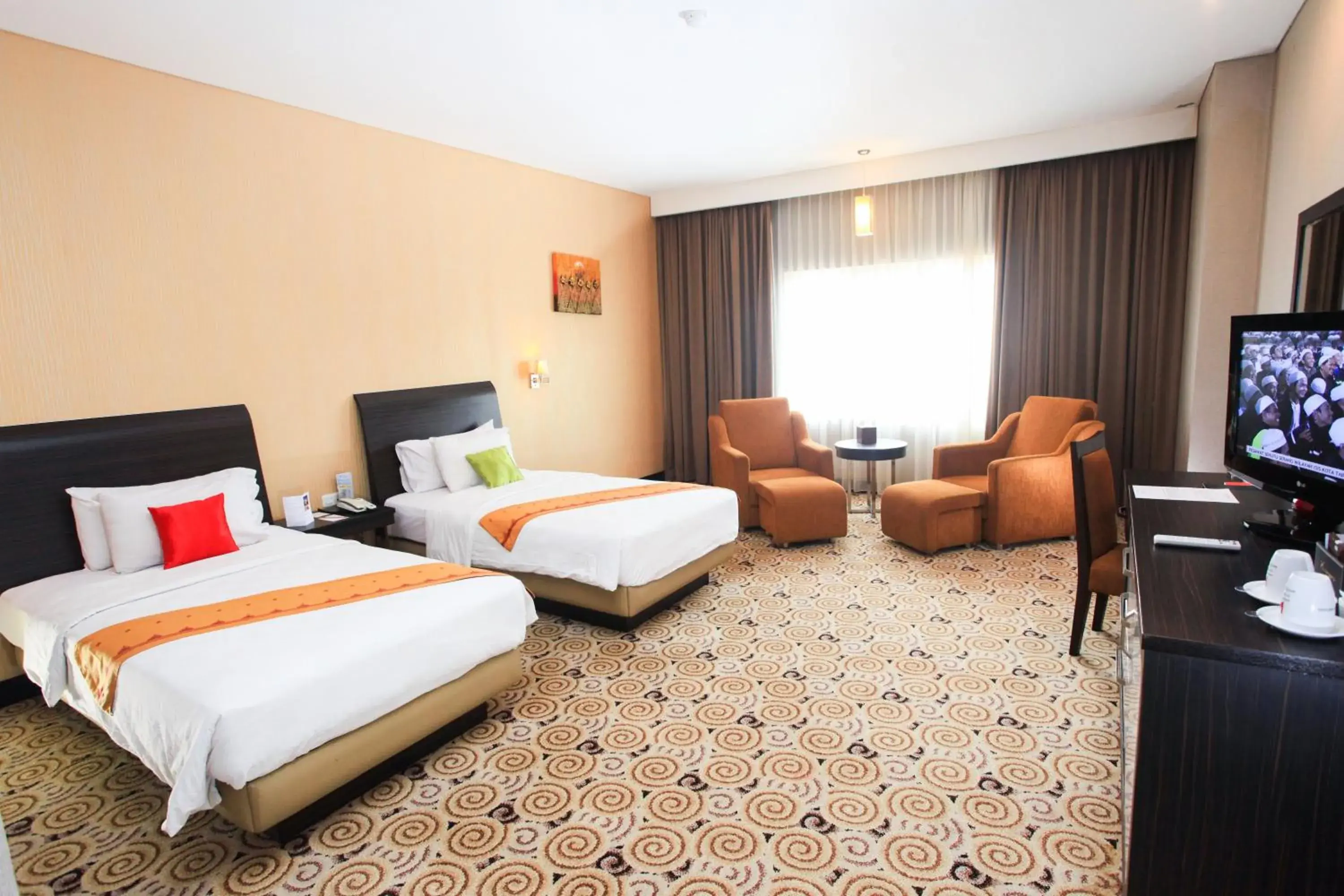 Junior Suite Twin Room in Swiss-Belhotel Kendari Junior Suite Twin Room in Swiss-Belhotel Kendari