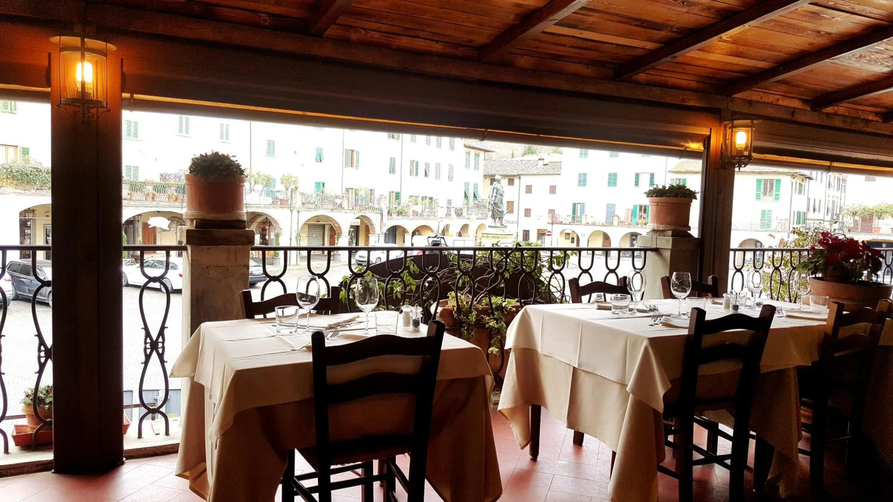 Balcony/Terrace in Albergo Giovanni Da Verrazzano