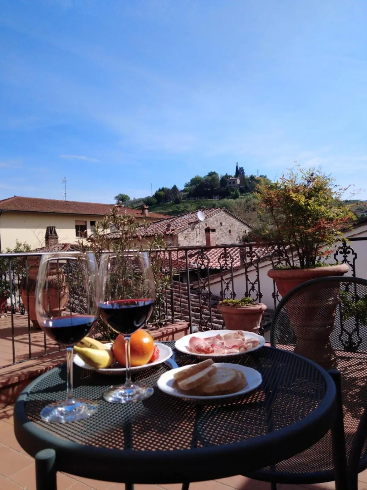 Balcony/Terrace in Albergo Giovanni Da Verrazzano