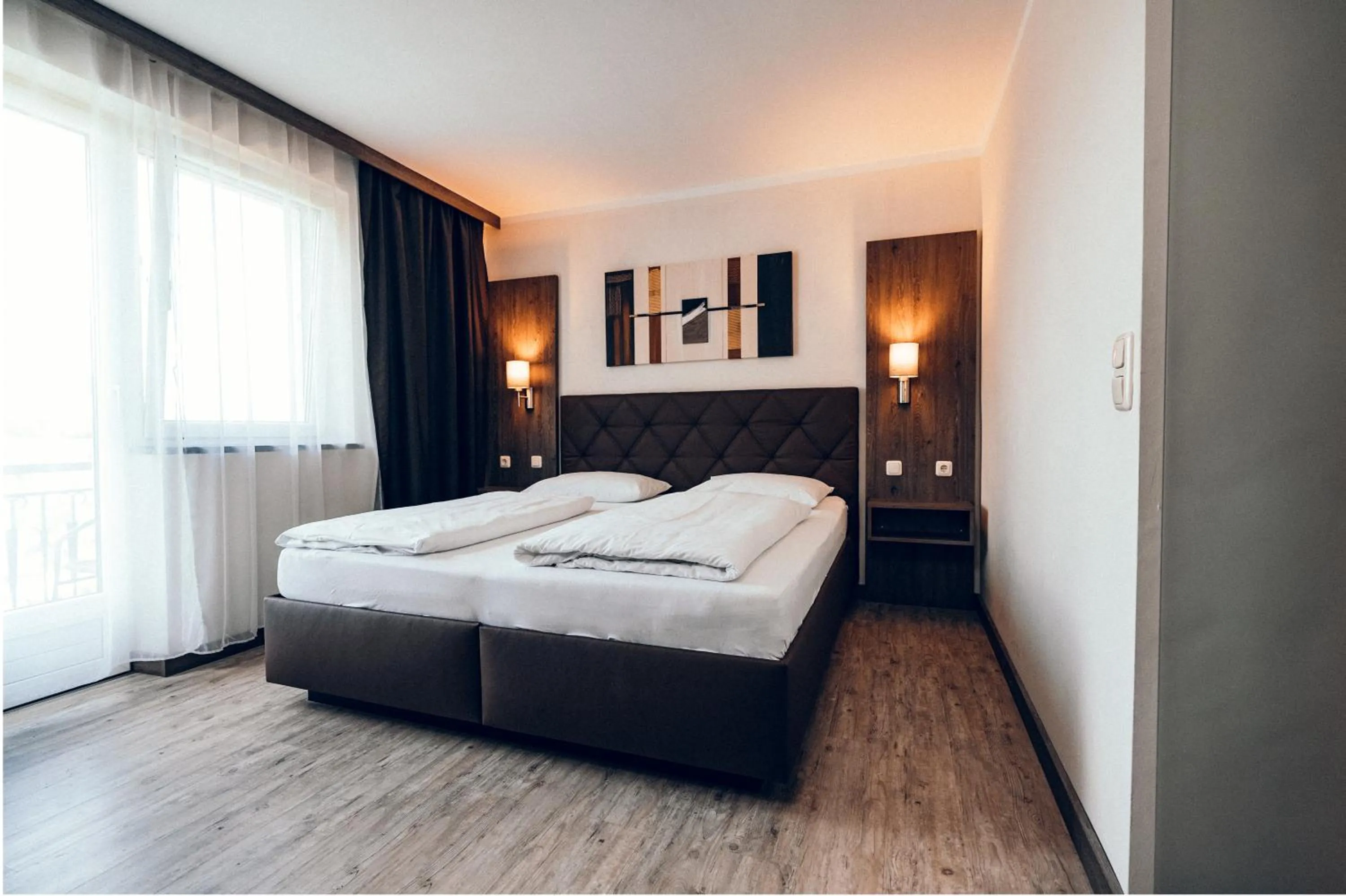 Bed in Pension Baumgartner-Berghof