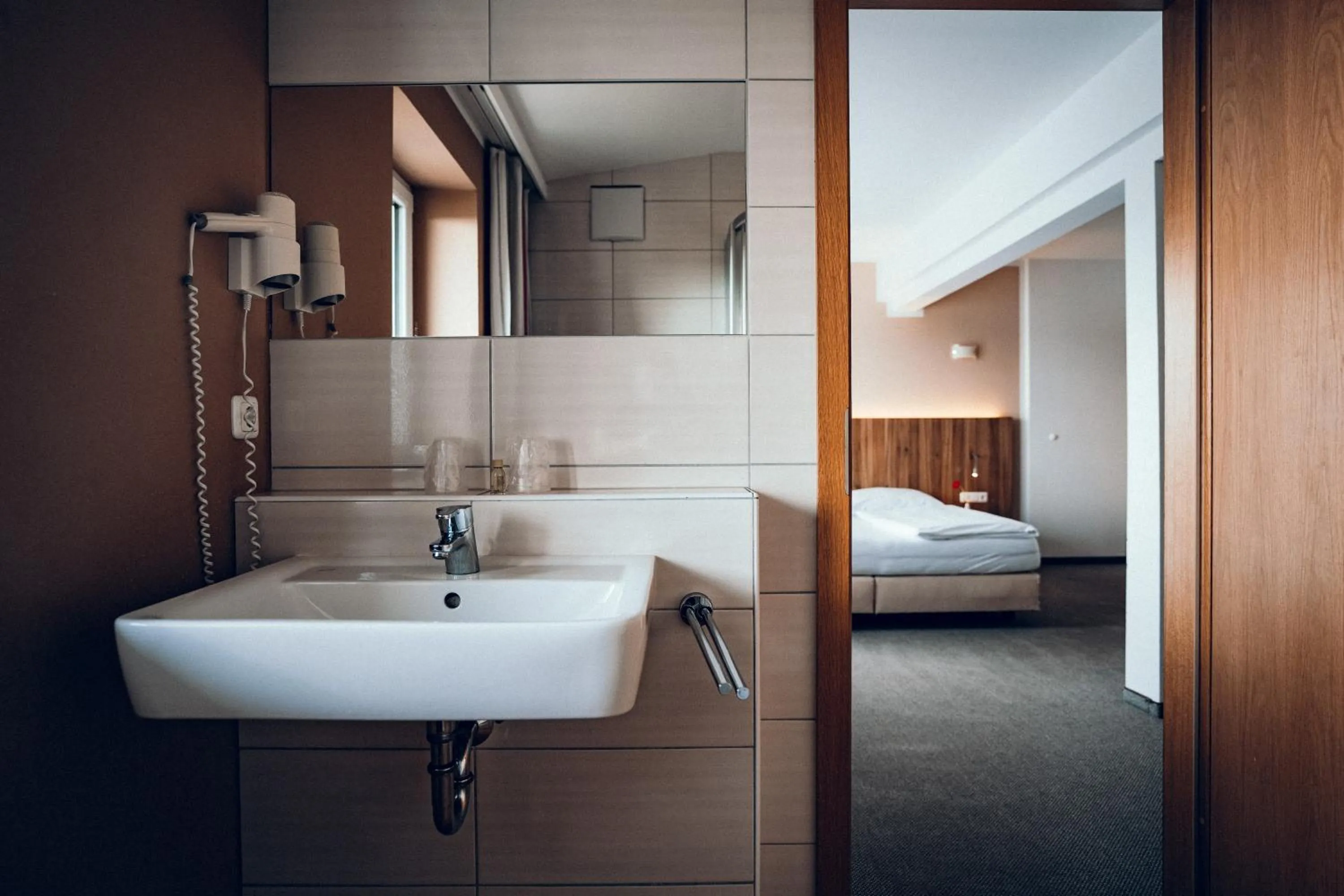 Bed in Pension Baumgartner-Berghof