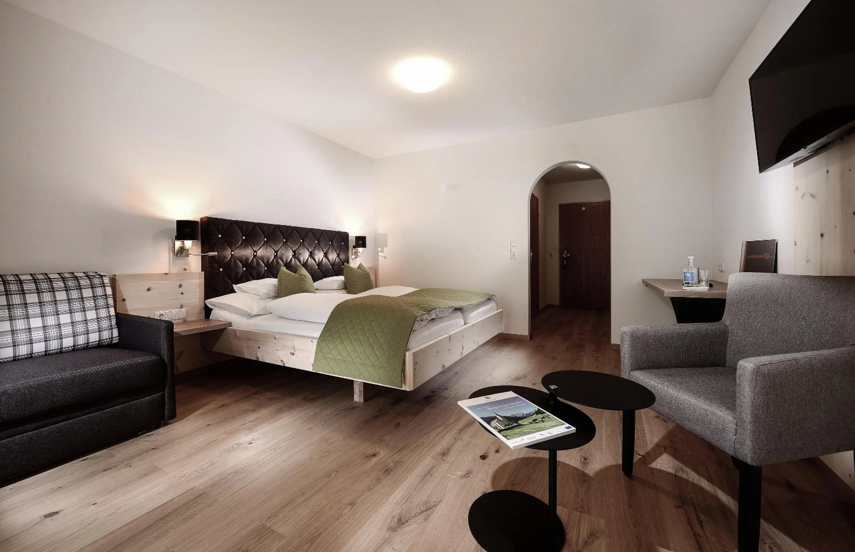 Photo of the whole room, Bed in Die Waldruhe