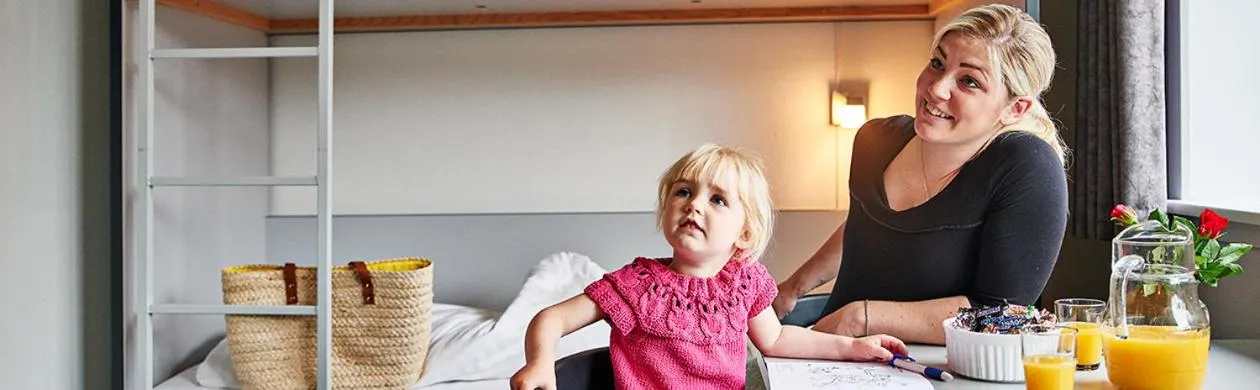bunk bed in Motel Skive