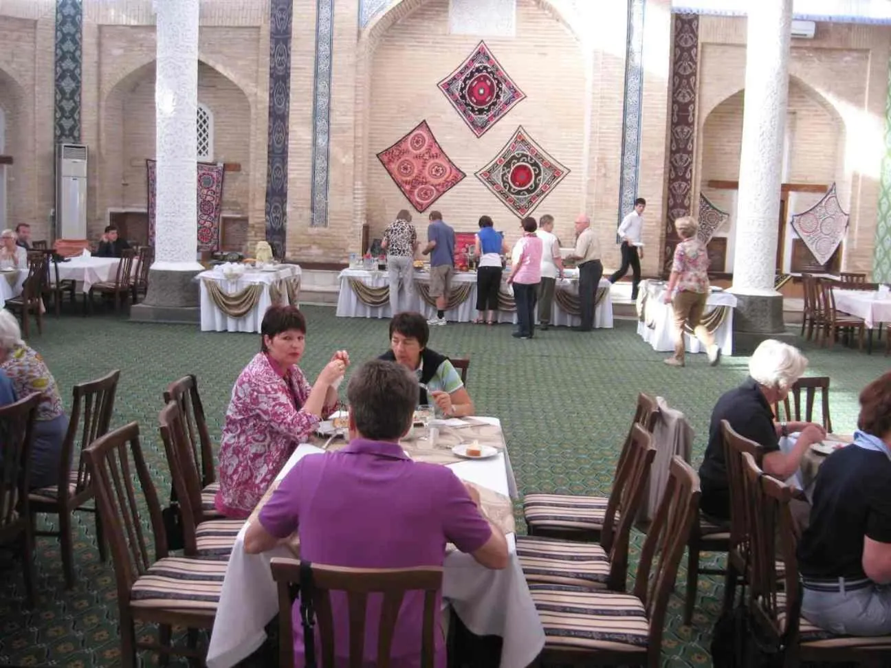 Breakfast in Orient Star Khiva Hotel- Madrasah Muhammad Aminkhan 1855