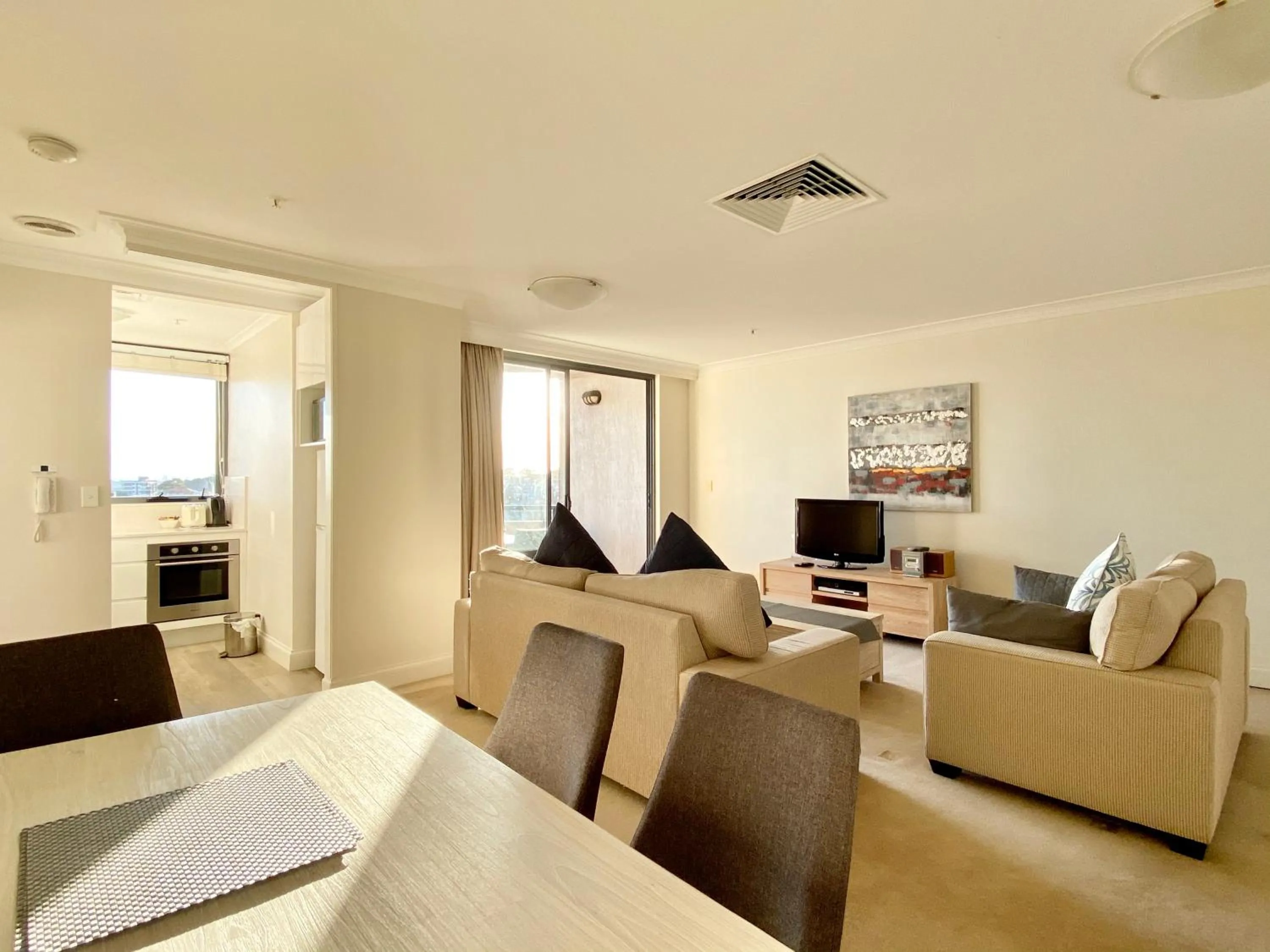 Living room in Milson Serviced Apartments