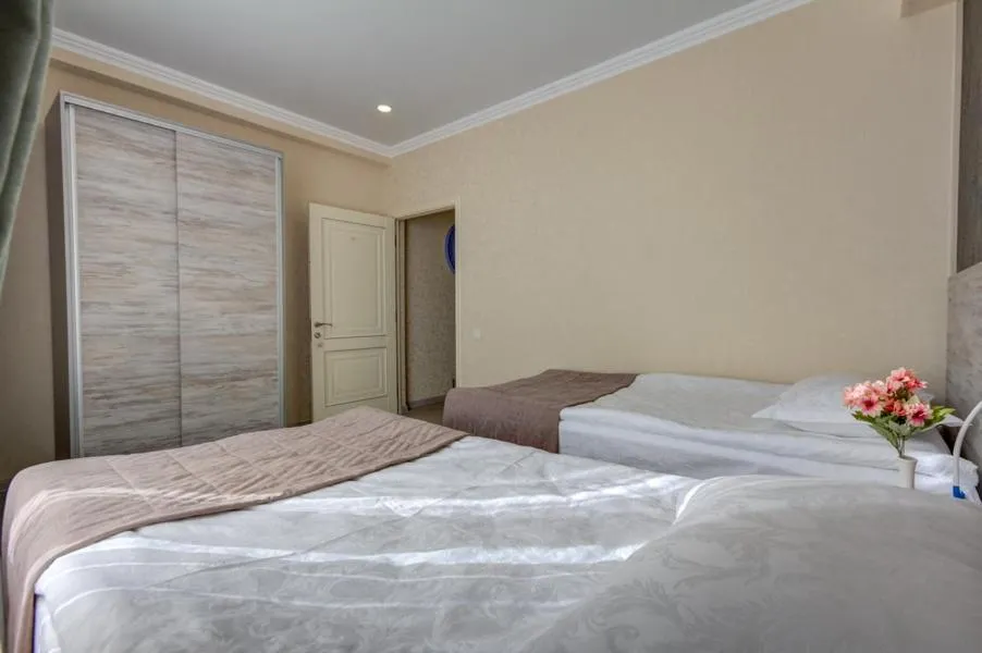 Bed in Karagat Hotel